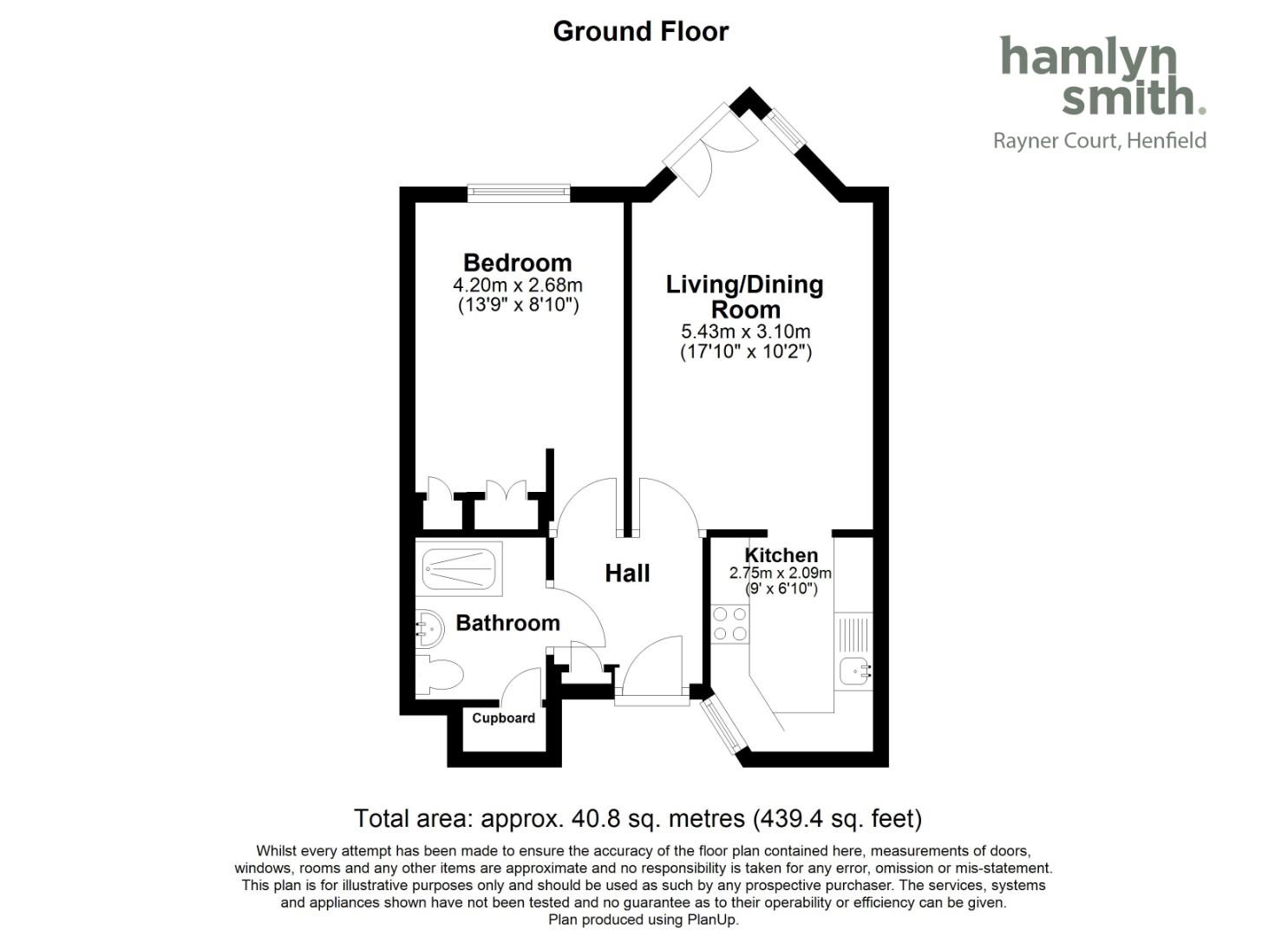 F10 Rayner Court, Cagefoot Lane, Henfield floorplan