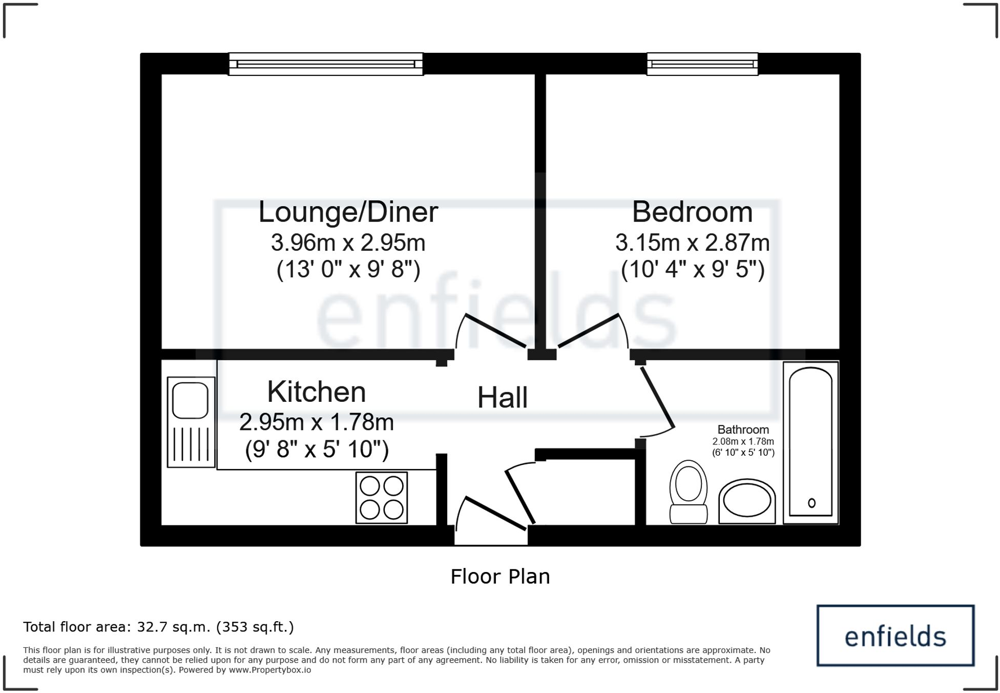 17 Nightingale Grove, Southampton floorplan