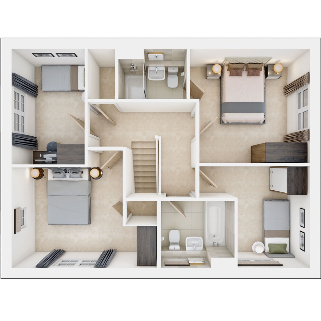 The Plumdale - Plot 43, Bryanston Holt, Off New Road, Lower Bryanston, Blandford Forum floorplan