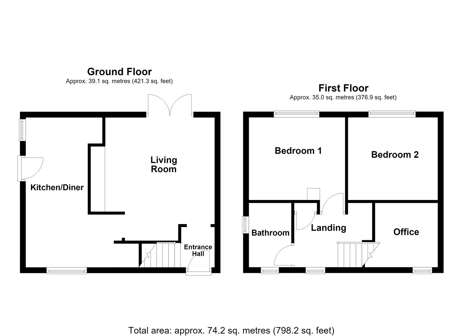 77, Kettlethorpe Road, Wakefield floorplan