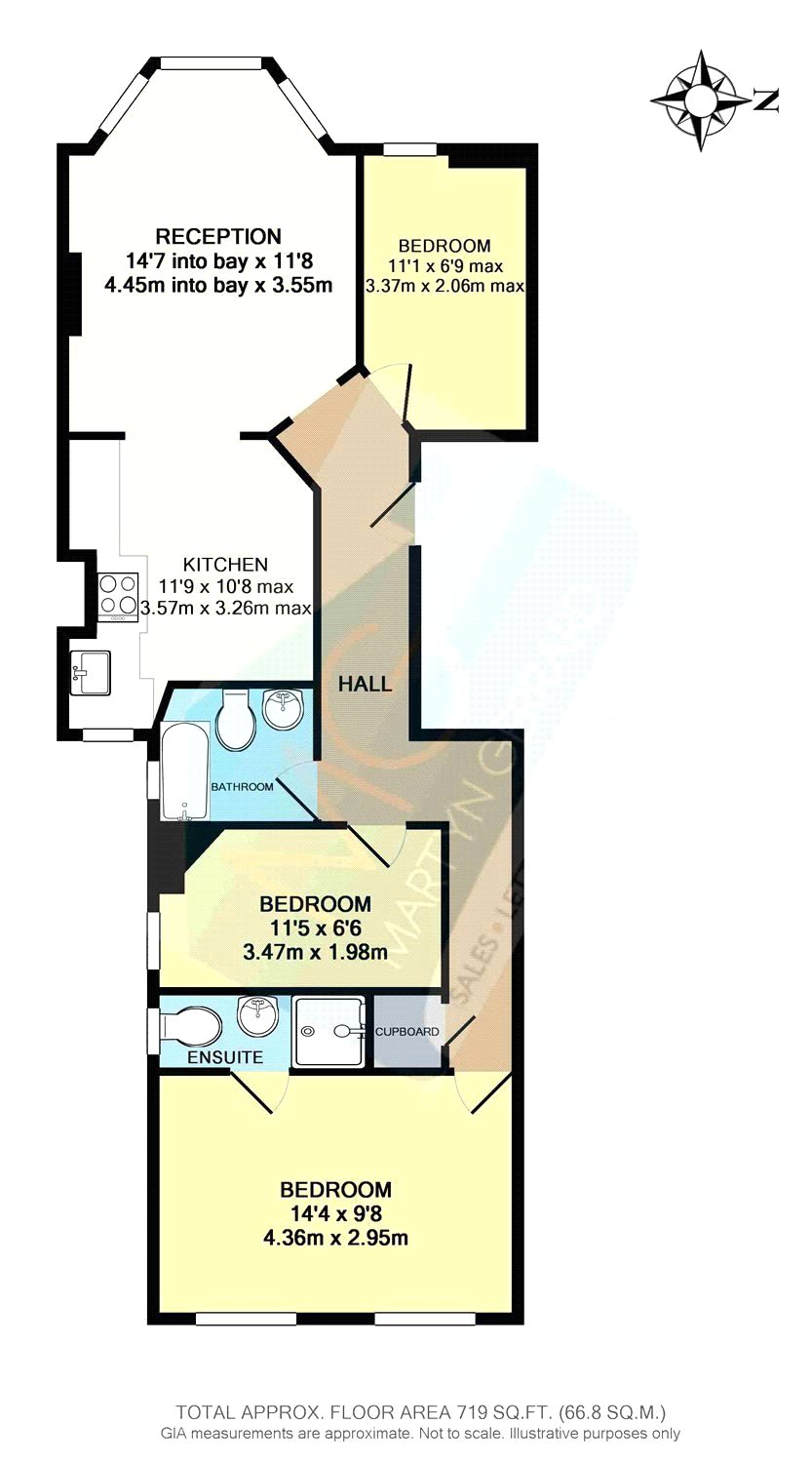 3 Bedrooms Flat for sale in Alexandra Mansions, Middle Lane, London N8