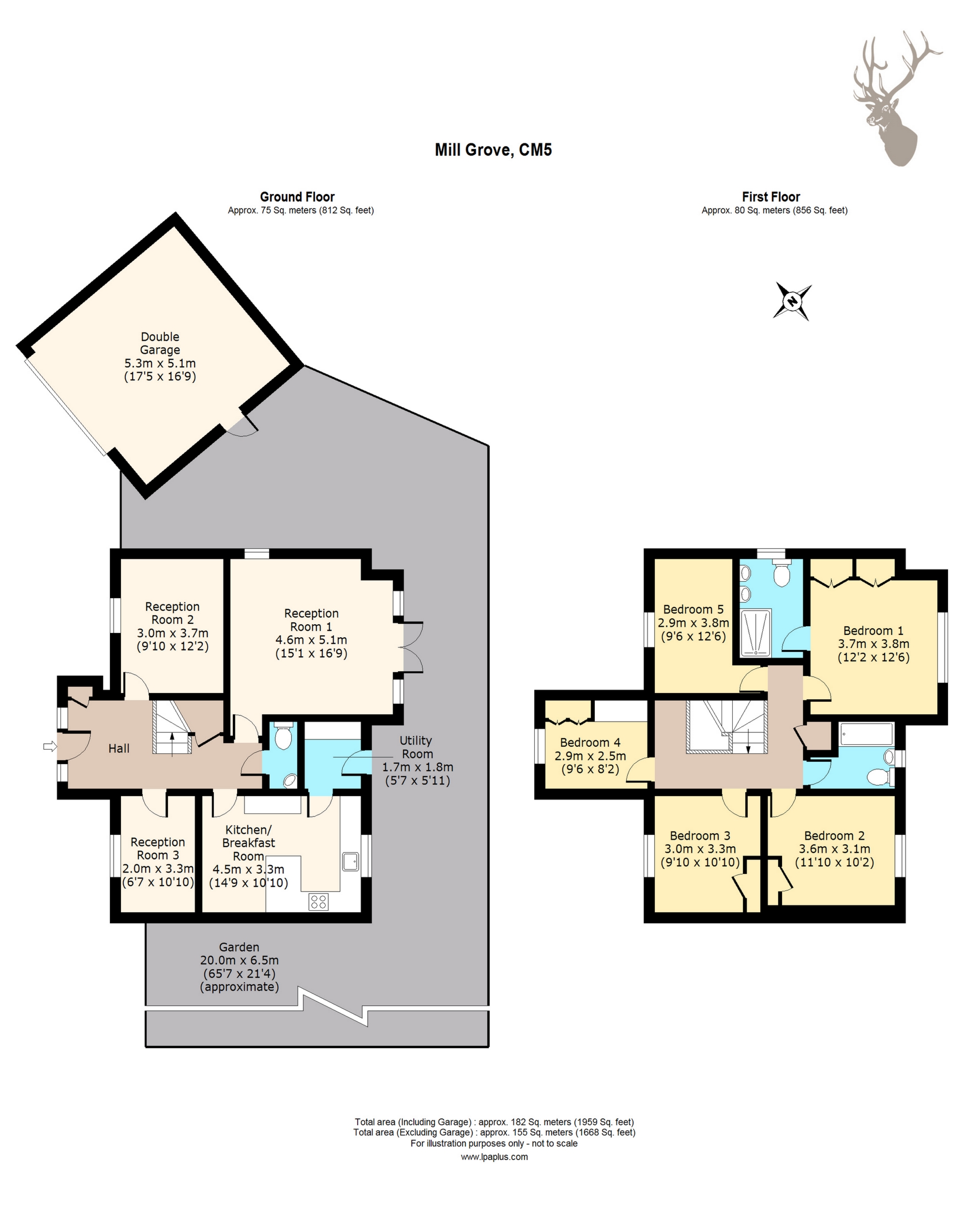 5 Bedrooms Terraced house for sale in Mill Grove, High Ongar CM5