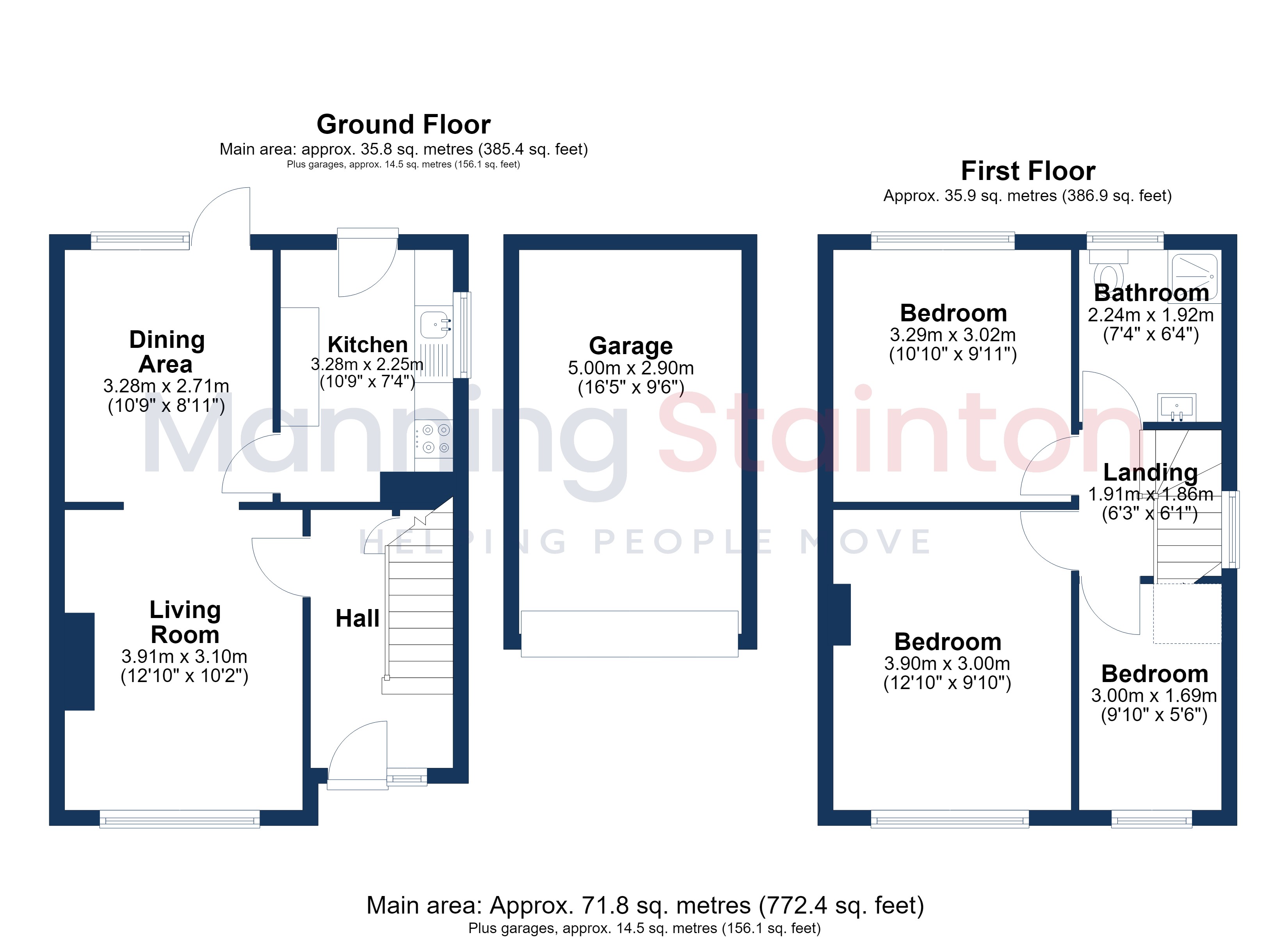 72, Highwood Avenue, West Yorkshire floorplan