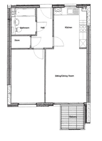 Flat 19, 13 Hornsey Street, Hornsey Street, London floorplan