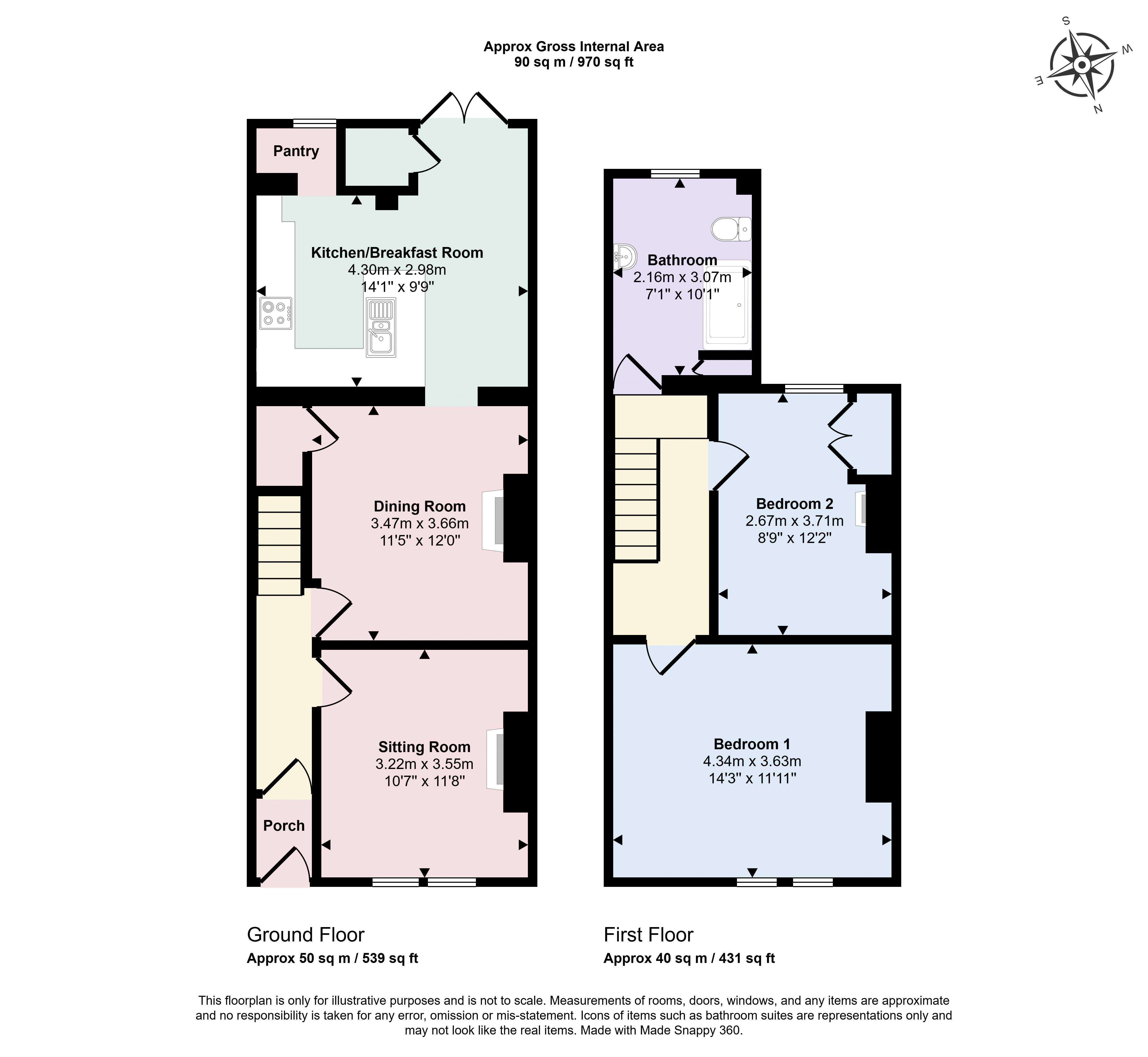 Lymore Avenue, Bath floorplan