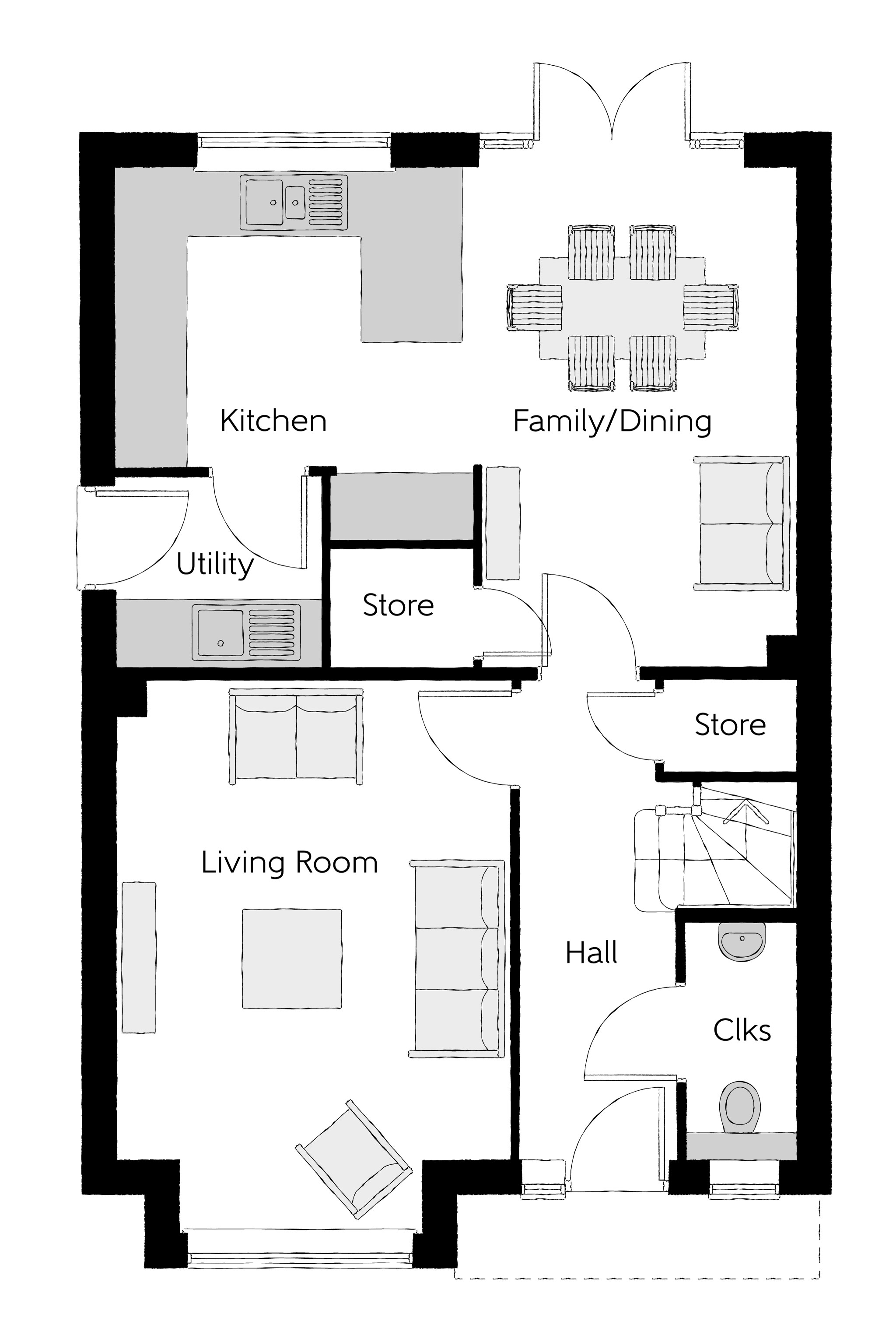 102, Linney Lane, Shaw, Oldham floorplan