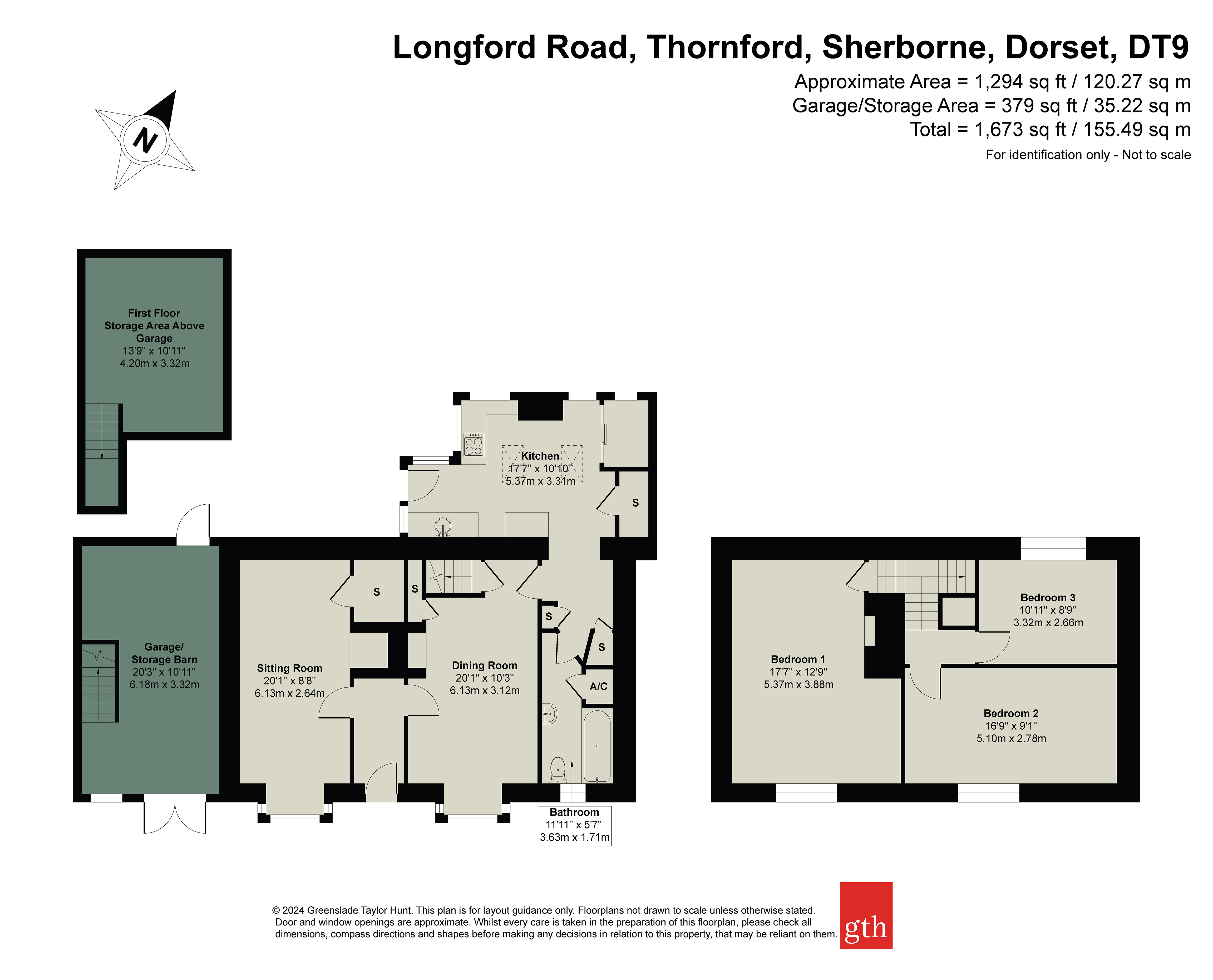 437, Longford Road, Sherborne floorplan