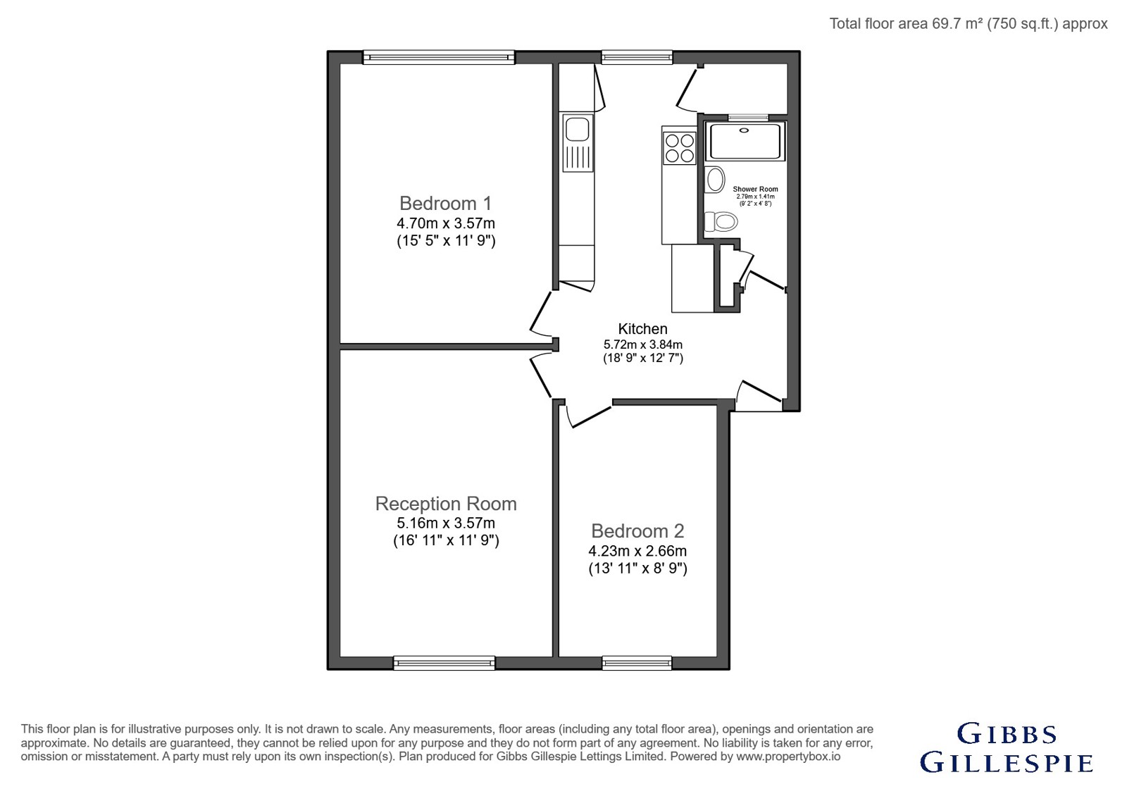 145, Byron Way, Northolt floorplan