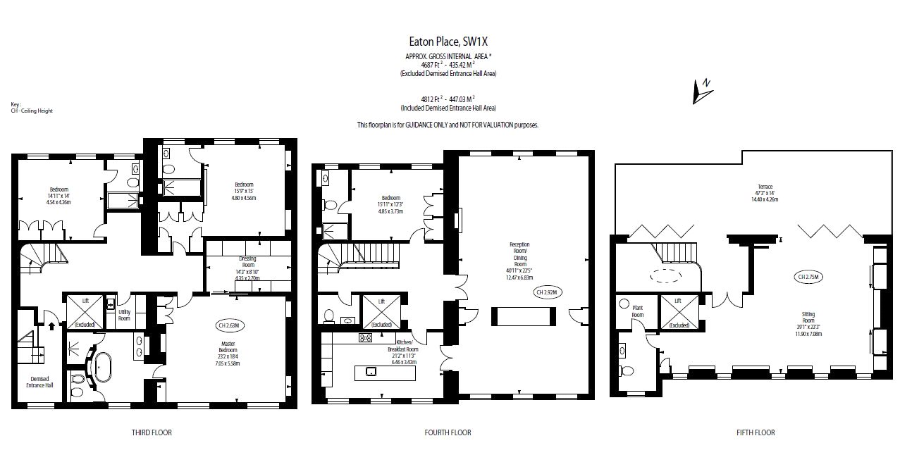 6 Bedrooms Flat for sale in Eaton Place, Belgravia, London SW1X