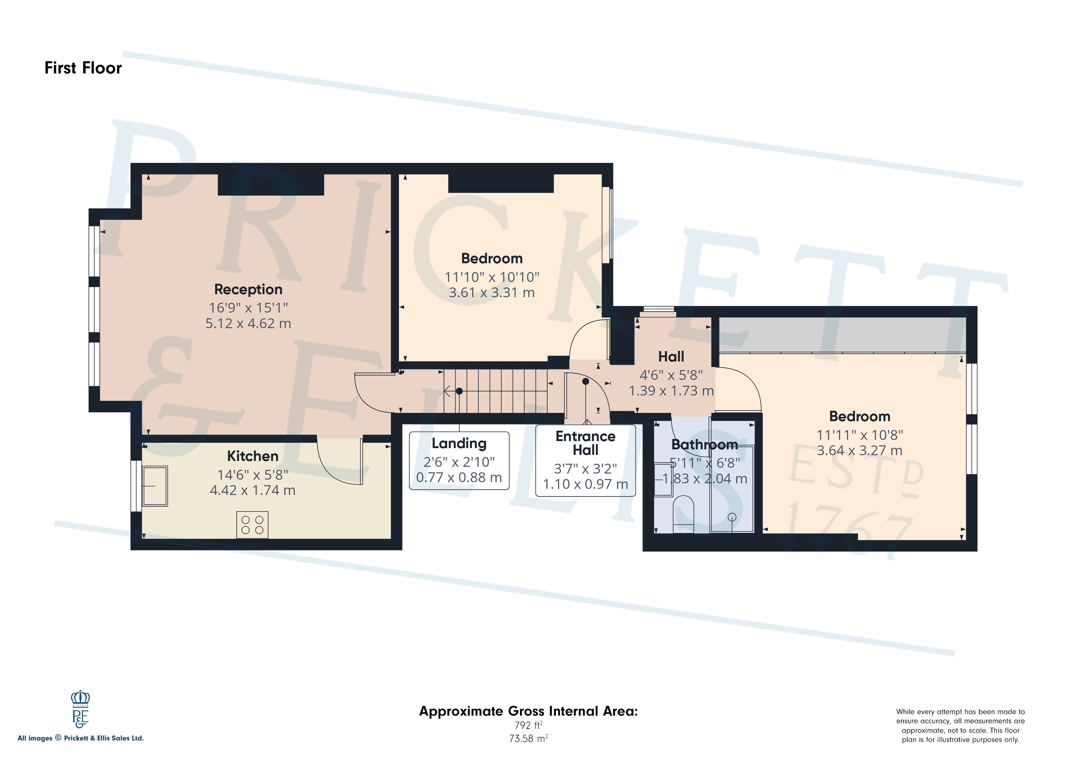 67C,, Dukes Avenue, London floorplan