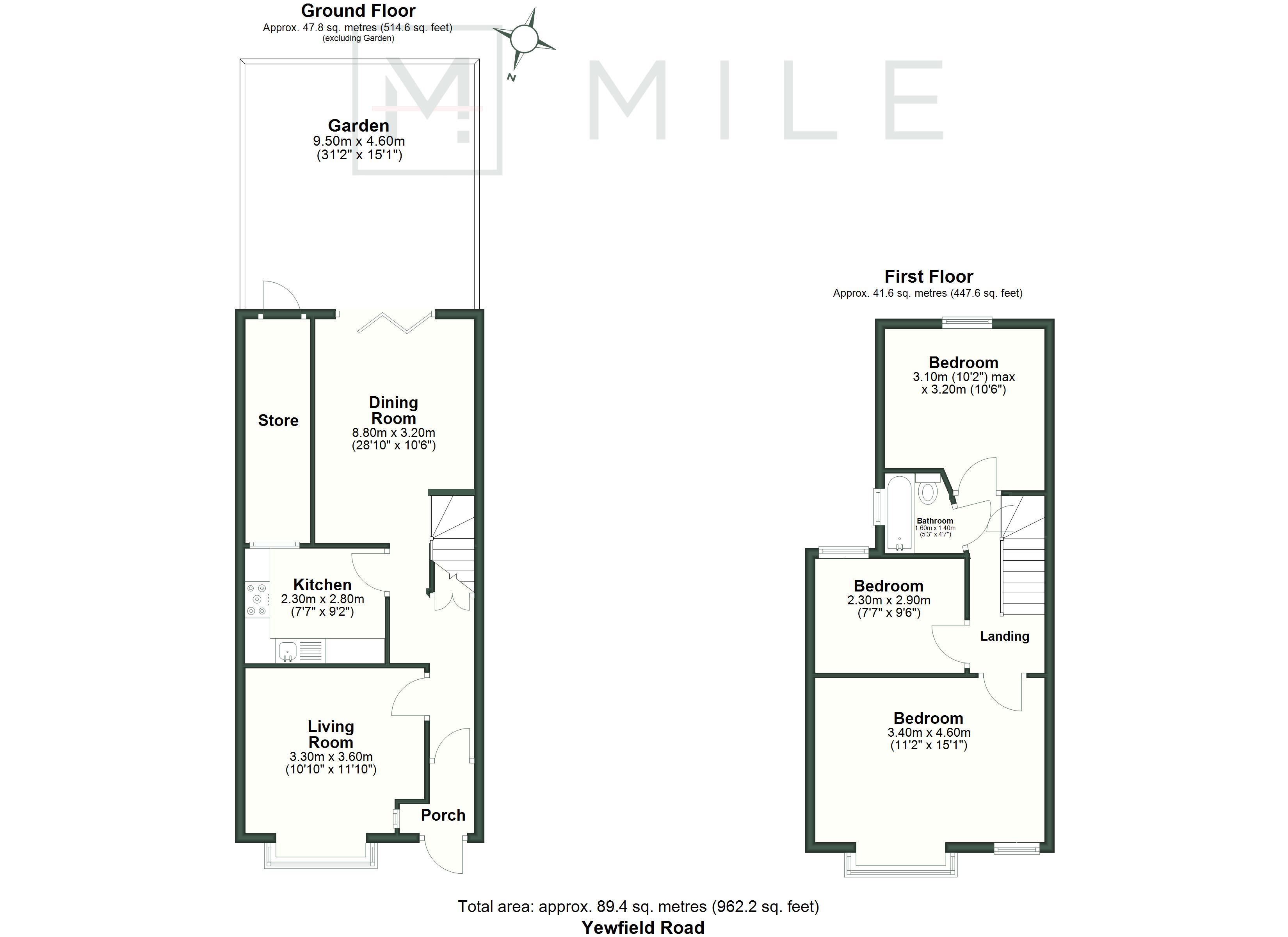 19, Yewfield Road, London floorplan