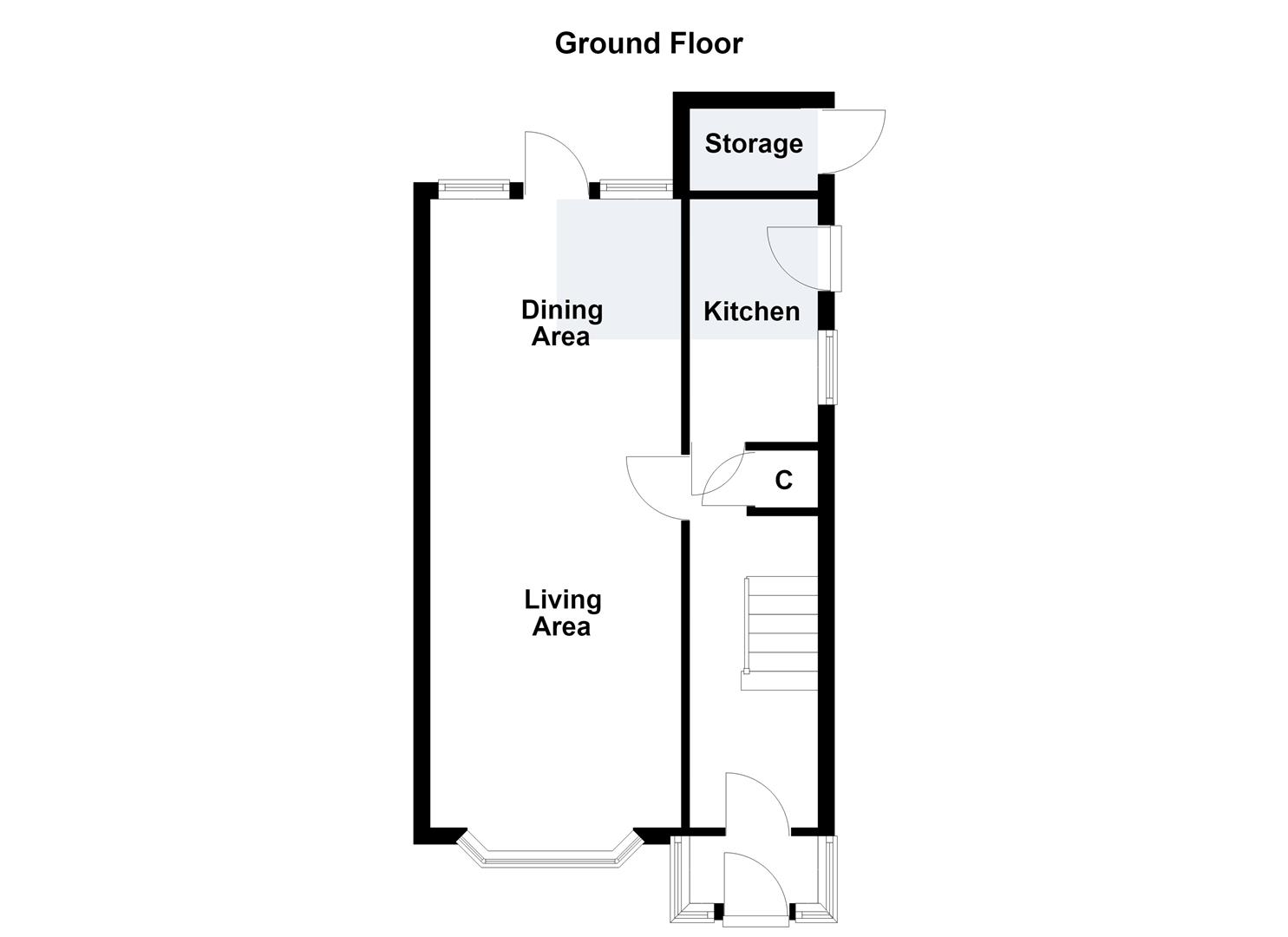 5, Chaucer Street, Leicester floorplan