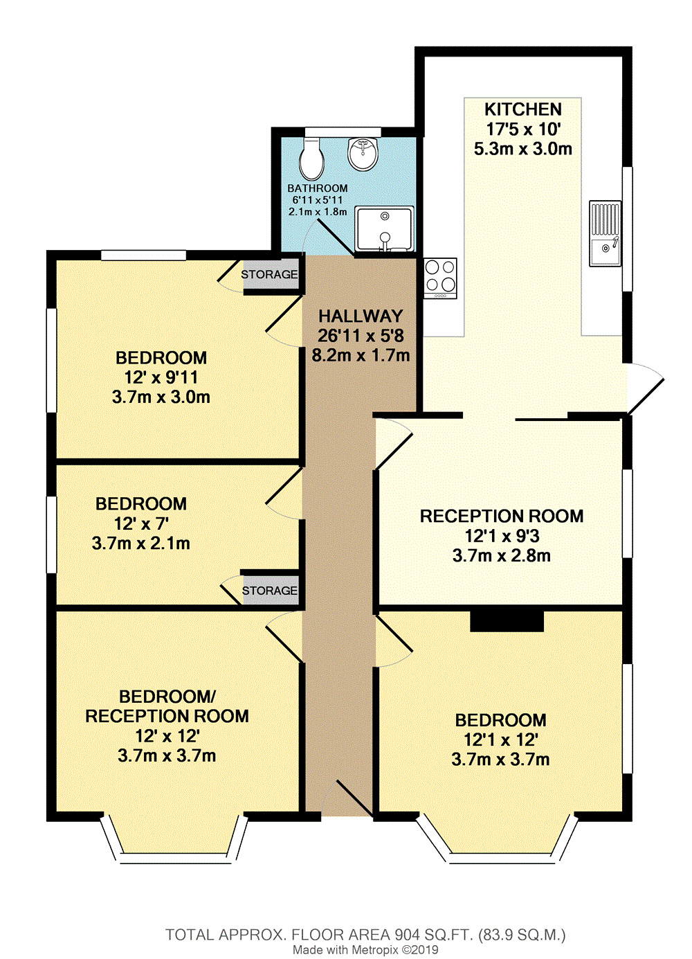 3 Bedrooms Bungalow to rent in Dene Road, Whitchurch BS14