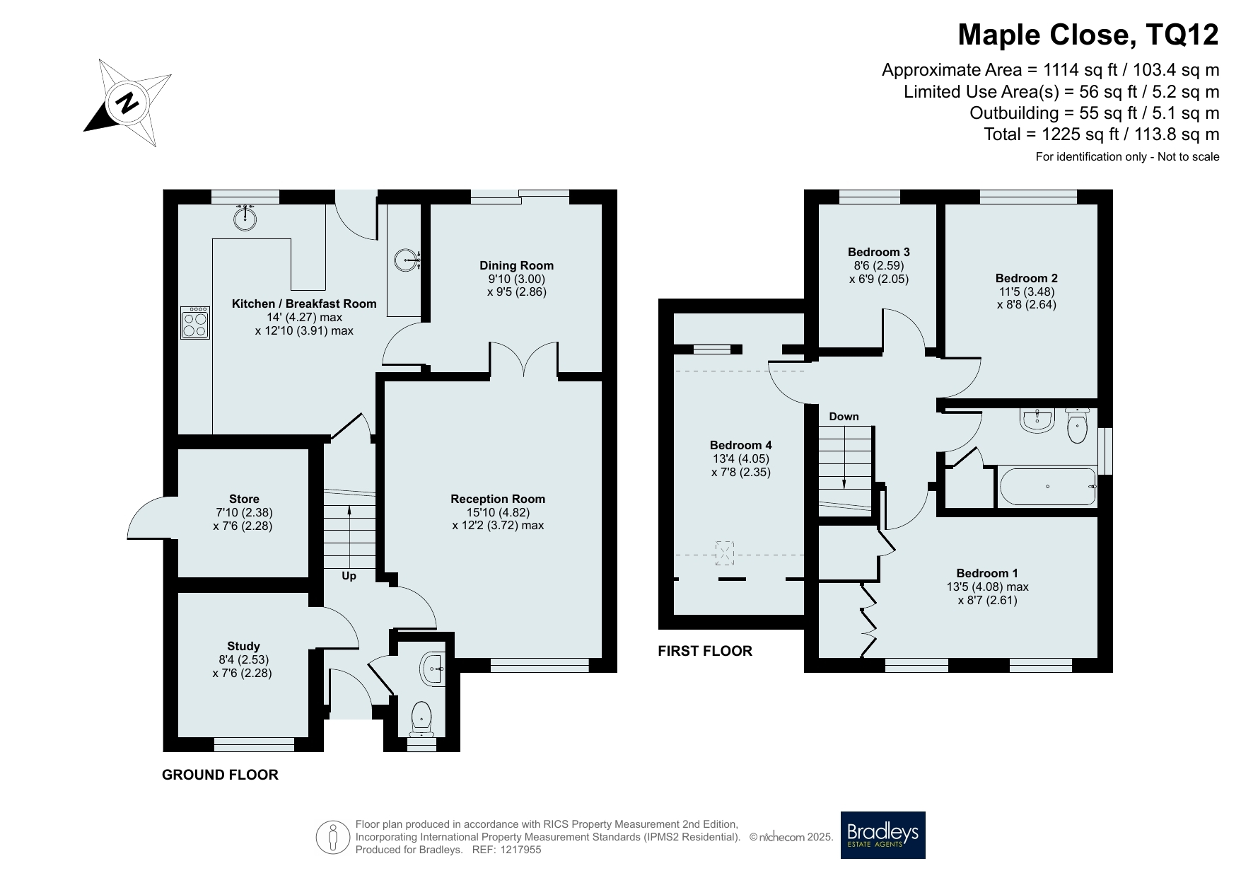 5, Maple Close, Newton Abbot floorplan