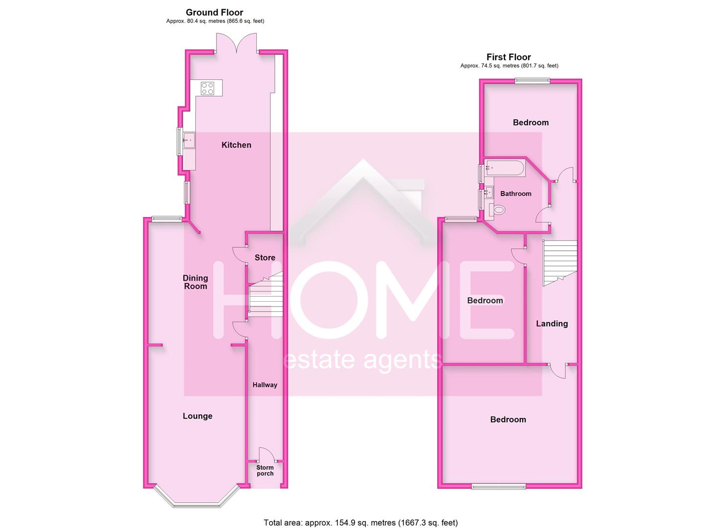 42, Clifton Road, Manchester floorplan