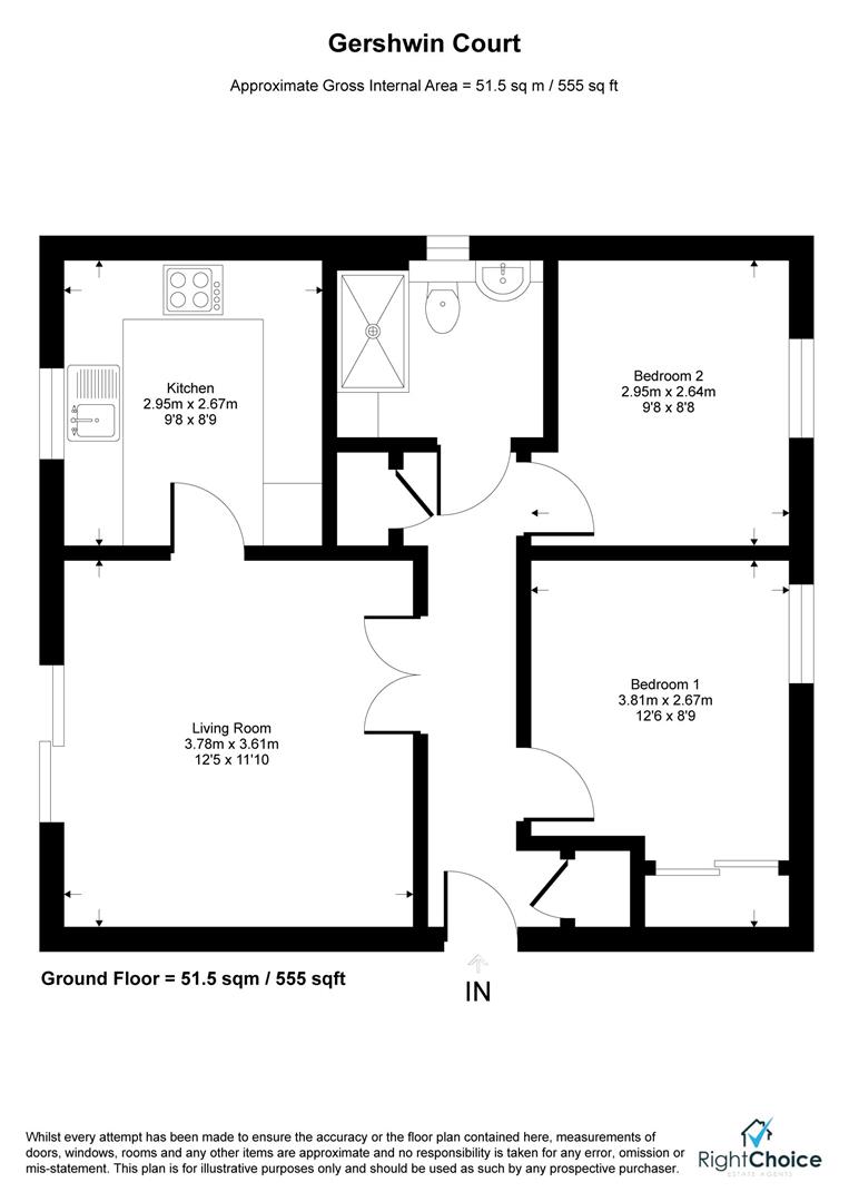 23, Gershwin Court, Basingstoke floorplan
