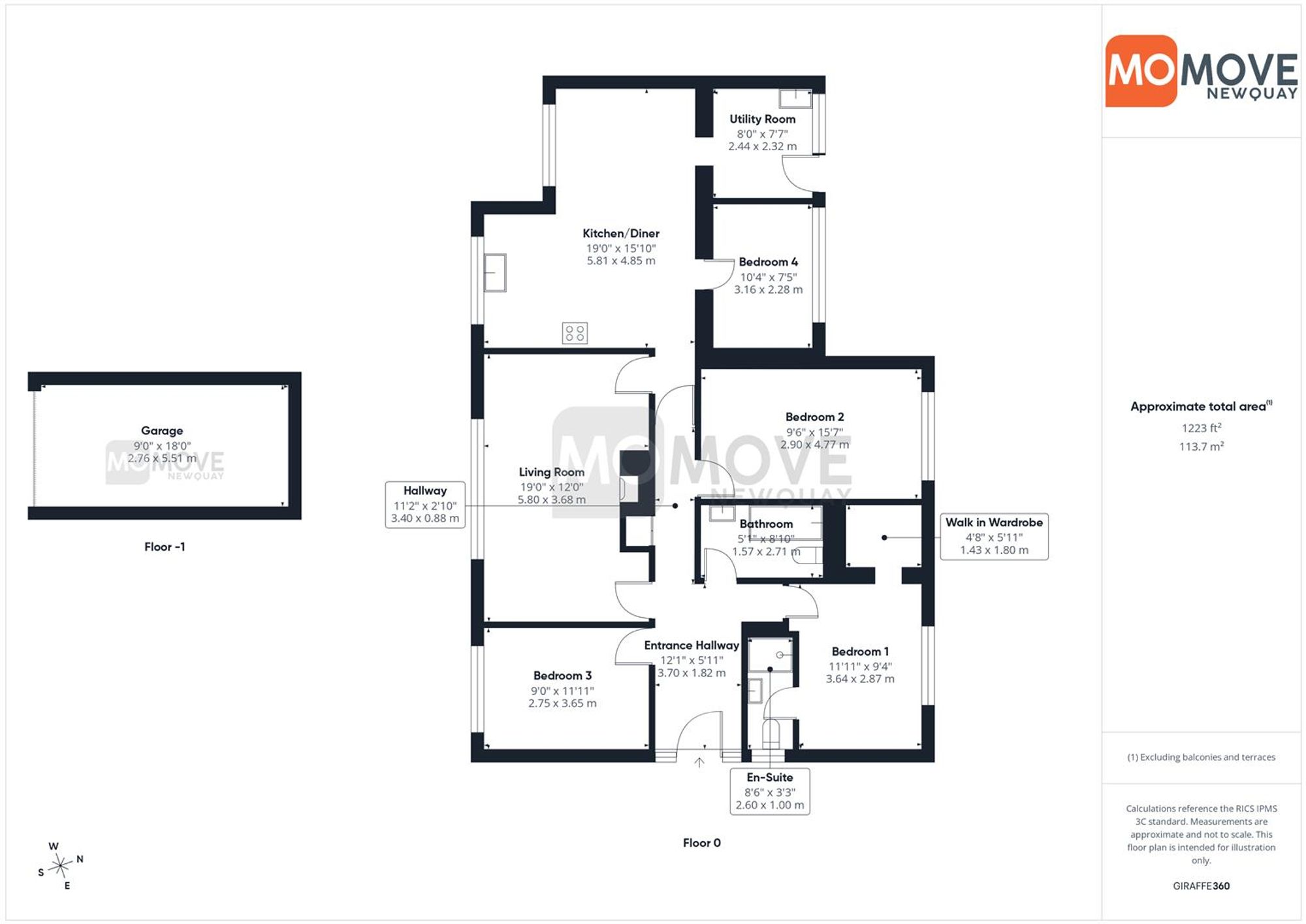 5, Tredour Road, Newquay floorplan