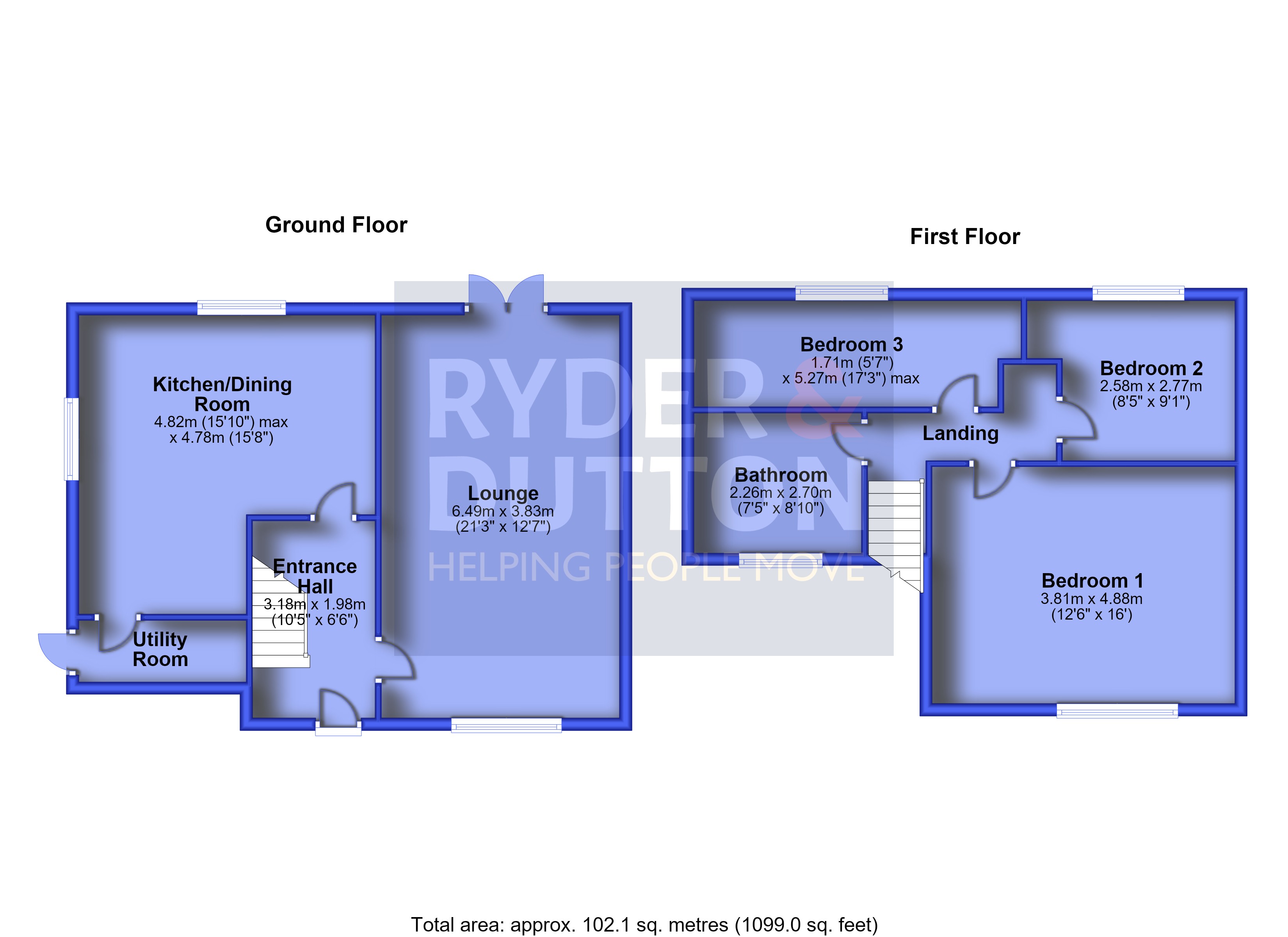 4, Brandon Crescent, Oldham floorplan