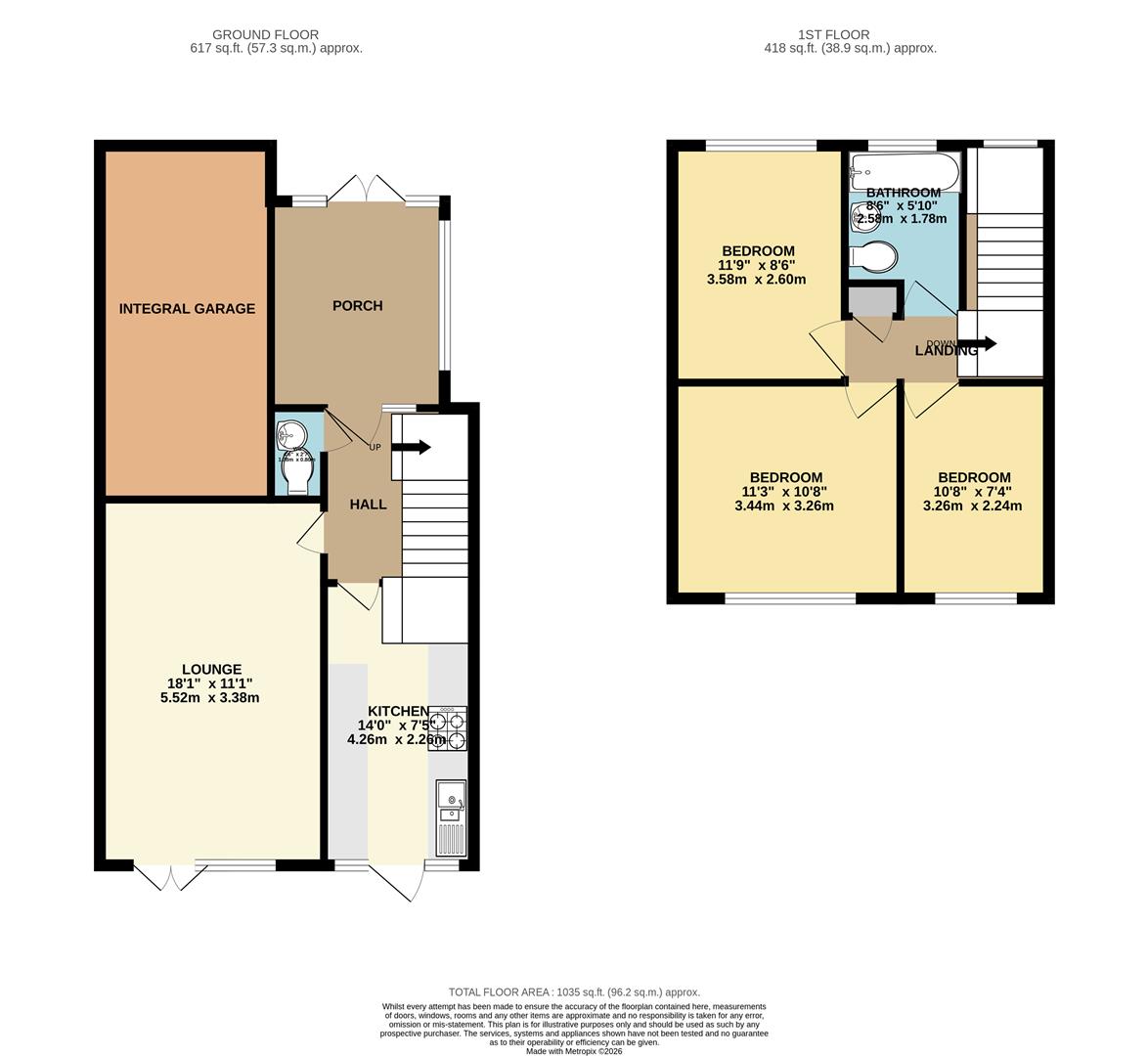 89, College Road, Bexhill-On-Sea floorplan
