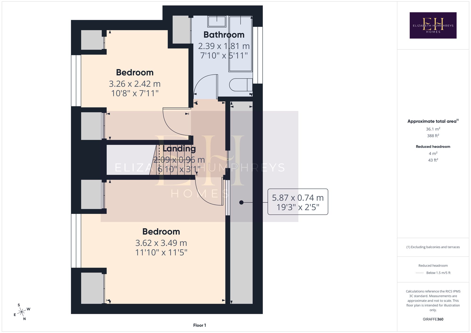 17 Coast View, Morpeth floorplan