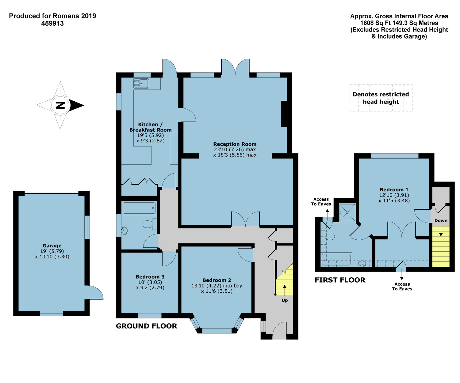 3 Bedrooms Semi-detached house for sale in Riverside Close, Staines-Upon-Thames, Surrey TW18