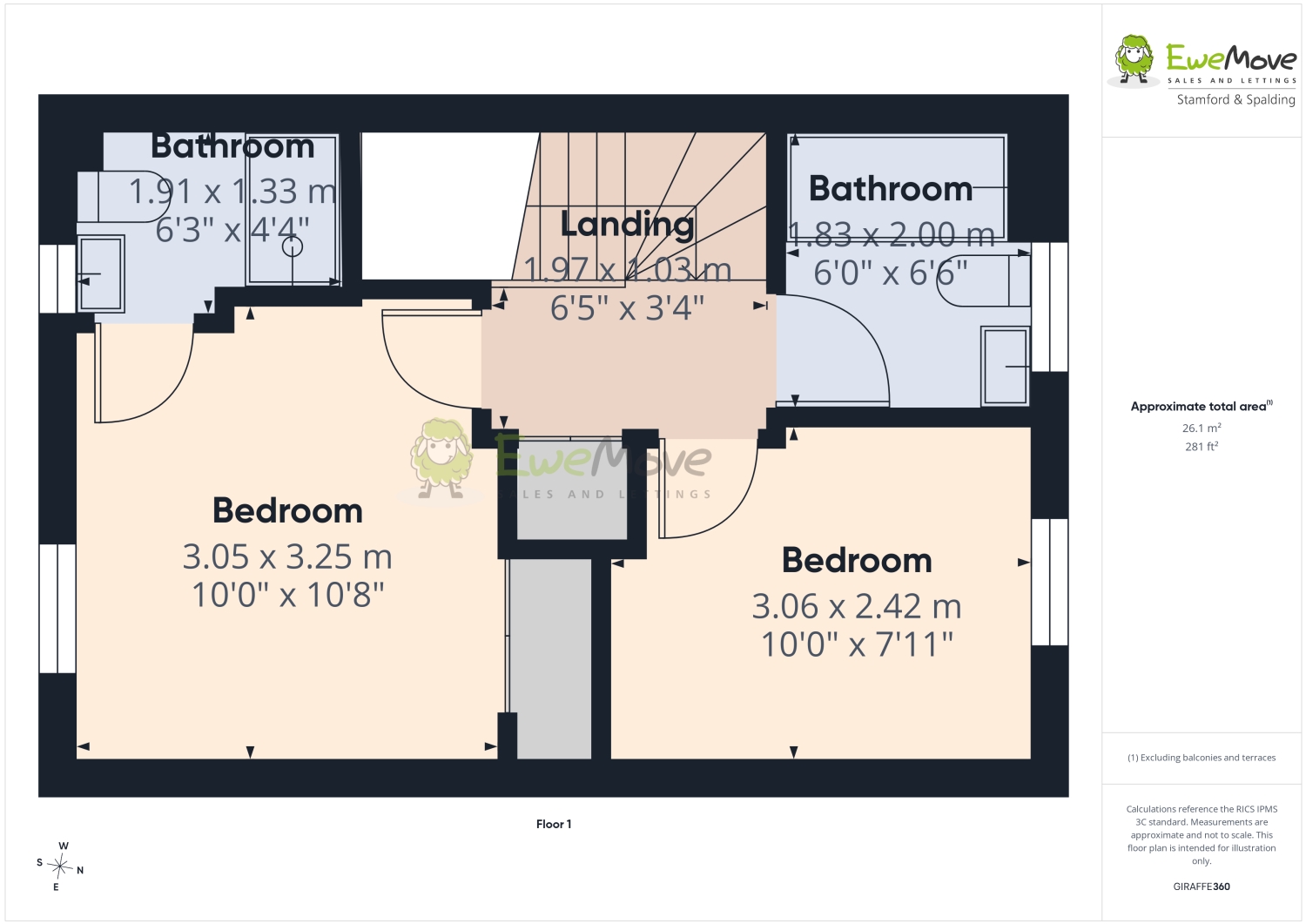 13, Stour Close, Spalding floorplan