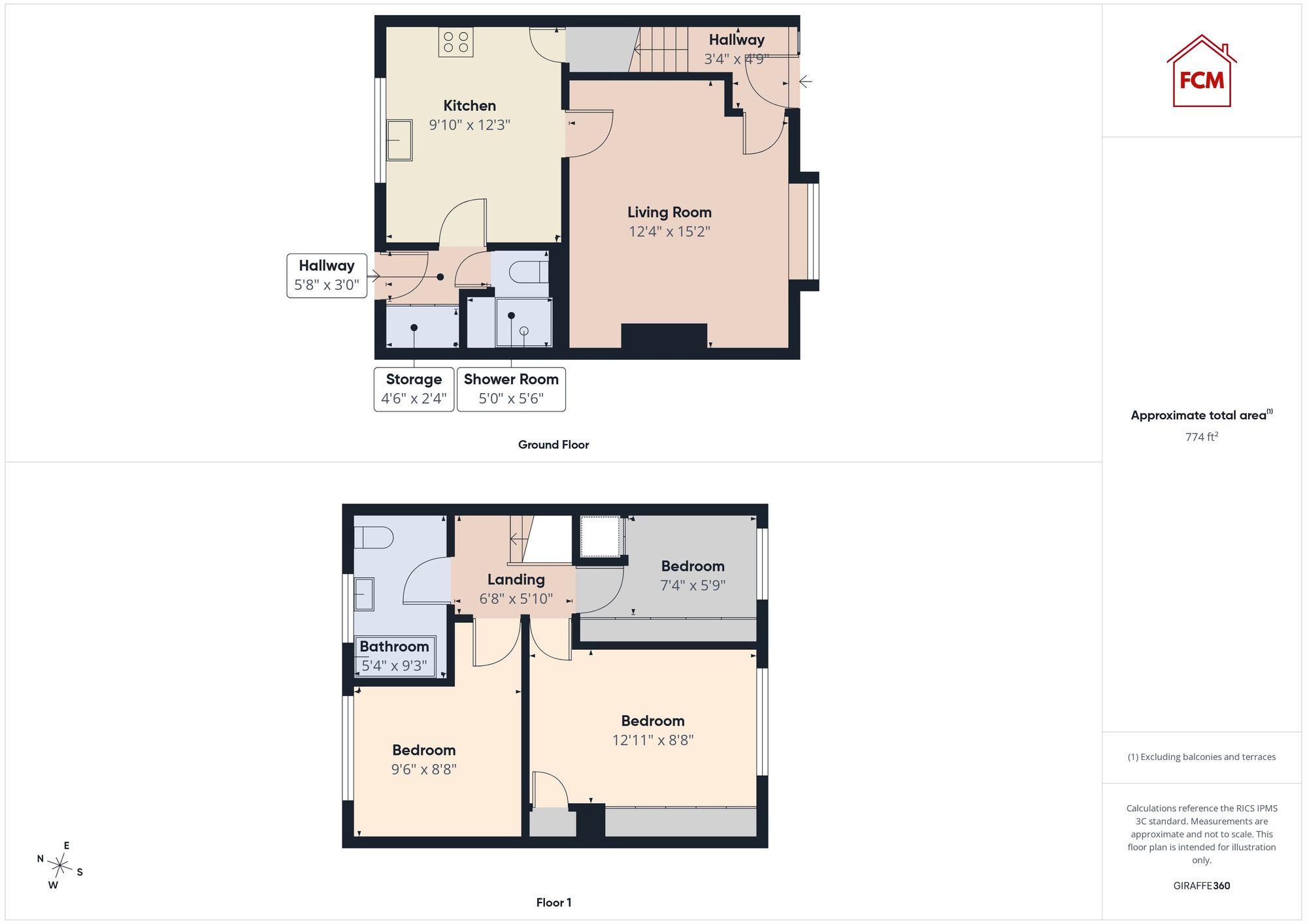 5 Thornfield Close, Cleator Moor floorplan