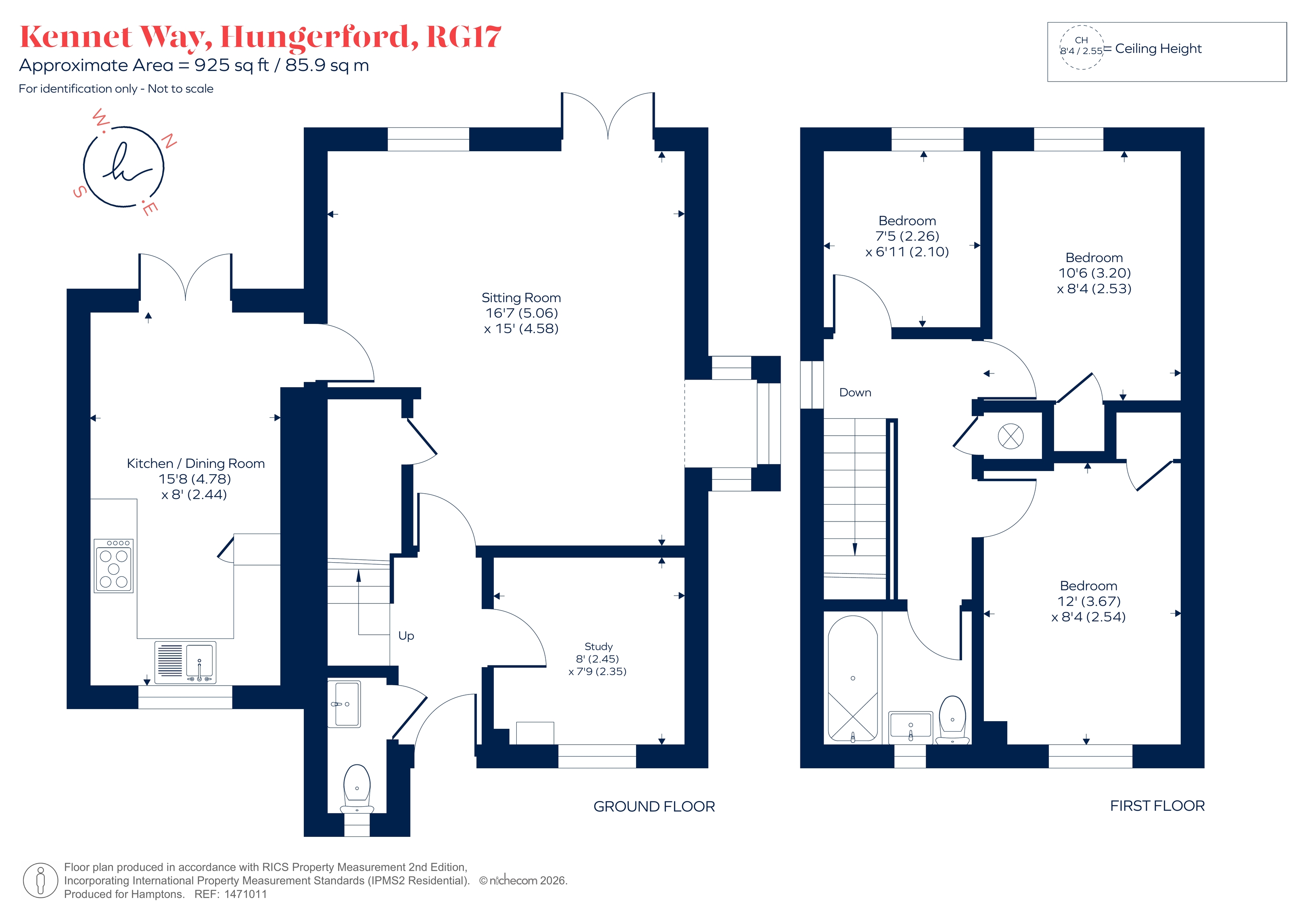 51, Kennet Way, Hungerford floorplan