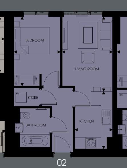 1 Bedrooms Flat to rent in Wellesley Road, Croydon, London CR0