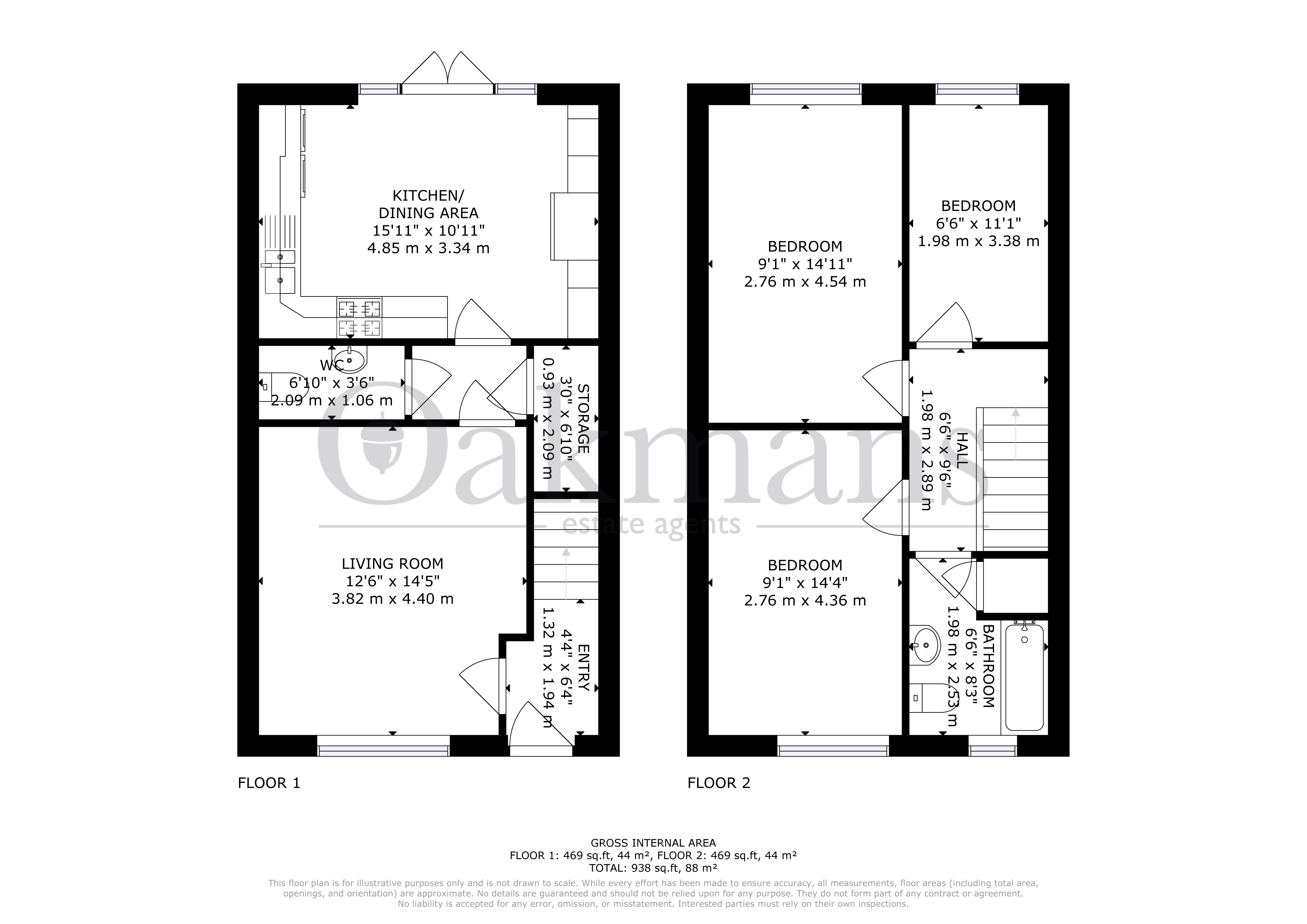 13, UMPIRE CLOSE, BIRMINGHAM floorplan