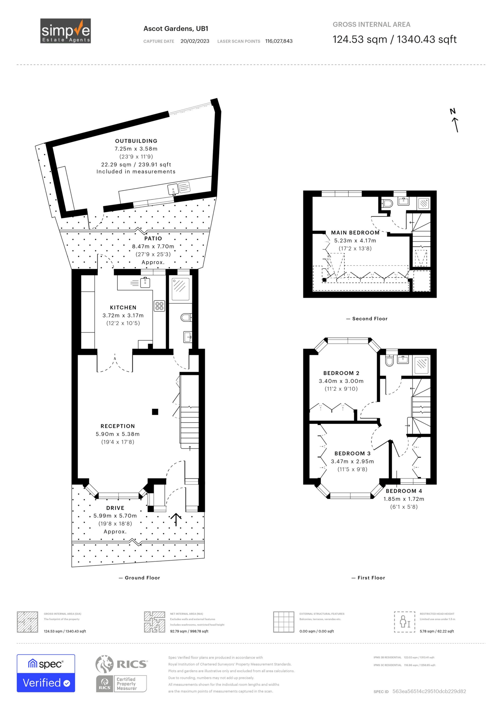 Ascot Gardens, Southall UB1, 3 bedroom terraced house for sale