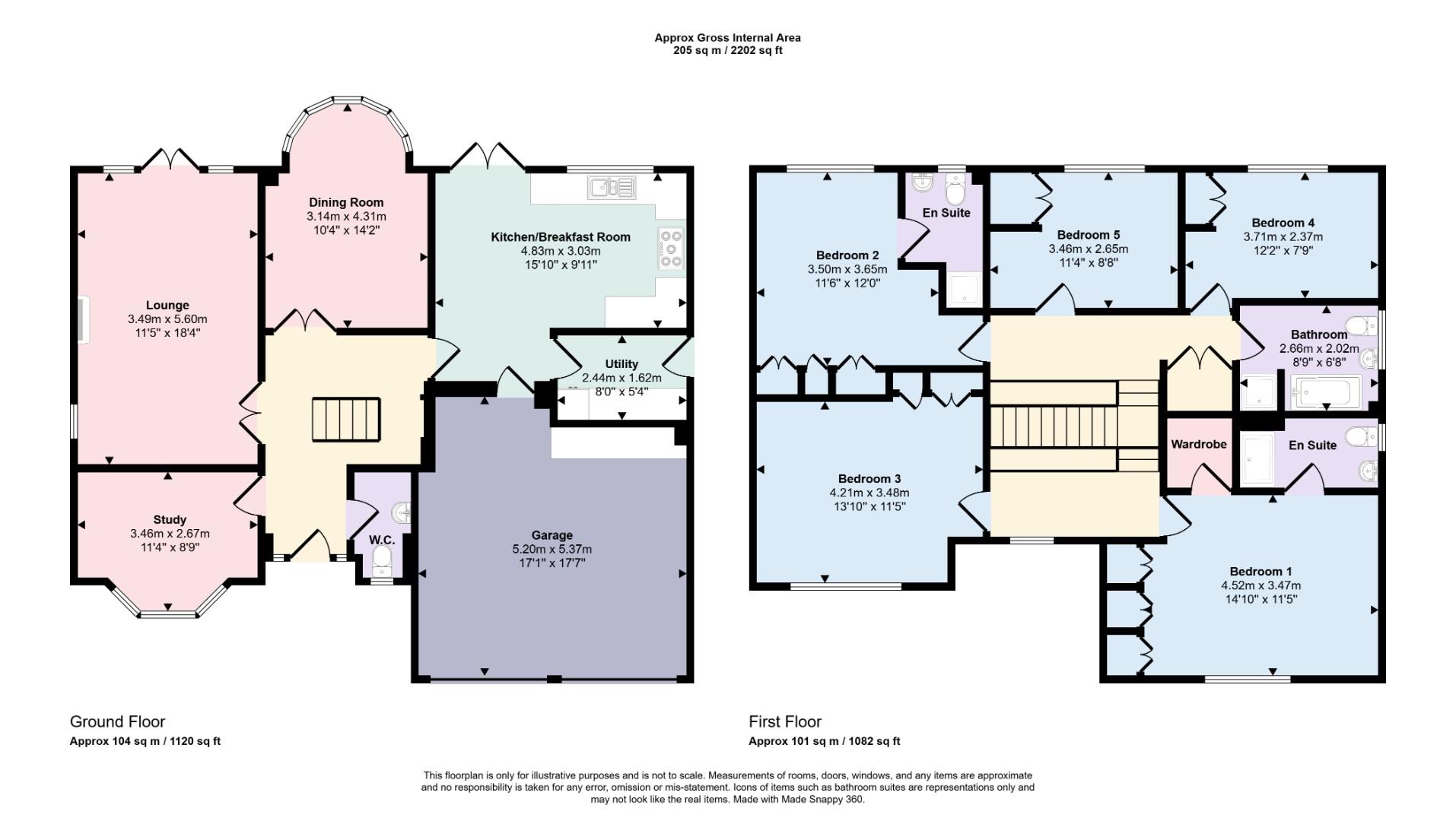 4, Martlet Close, Northampton floorplan