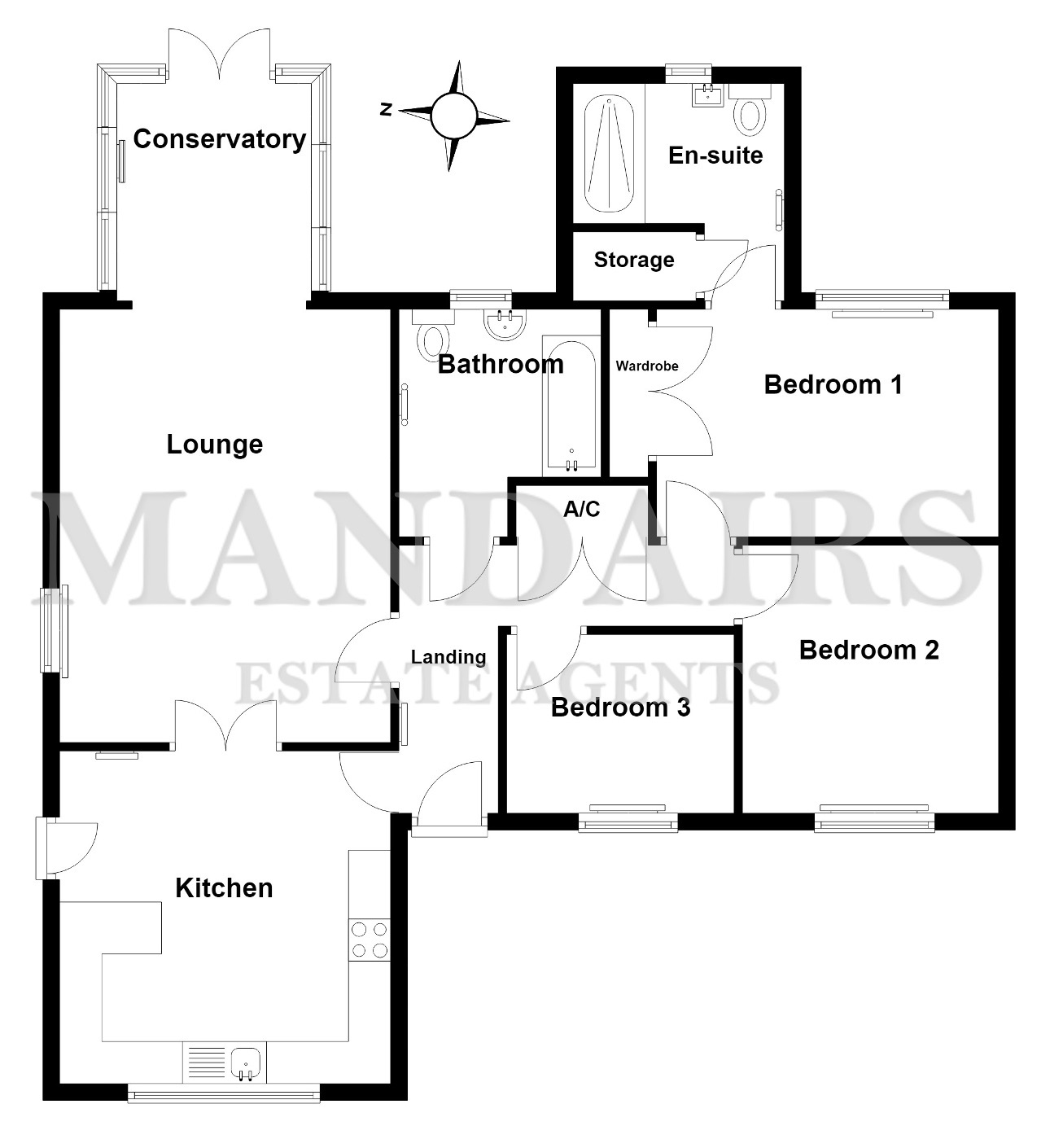 1 Ash Tree Drive, Spalding floorplan