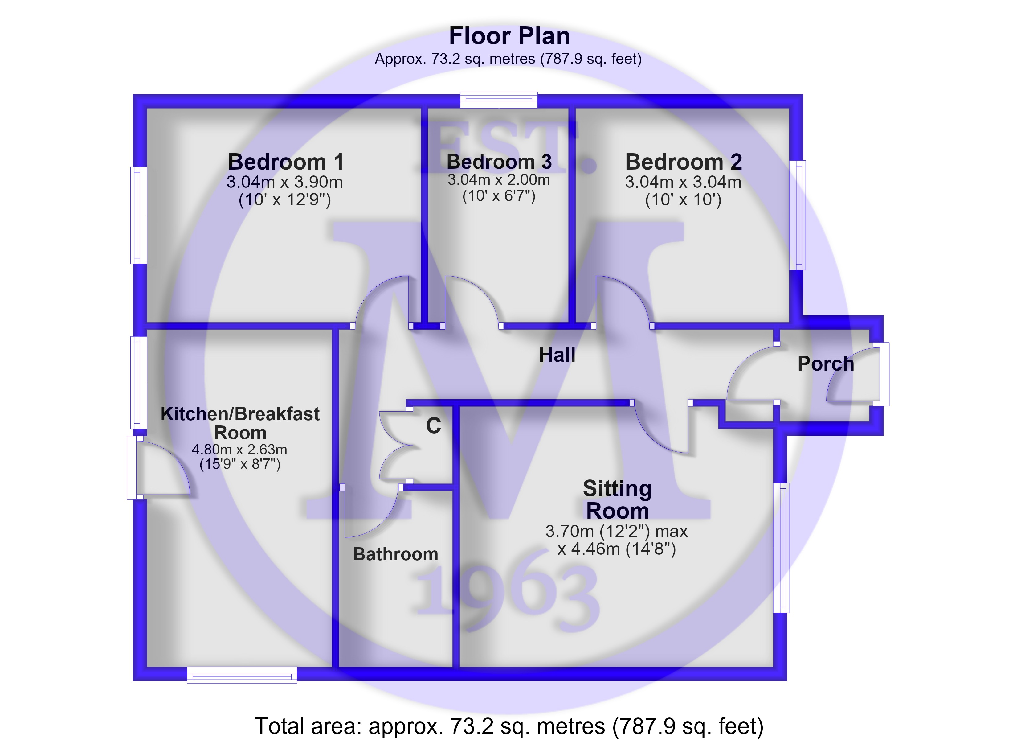 Blenheim Crescent, Lymington floorplan