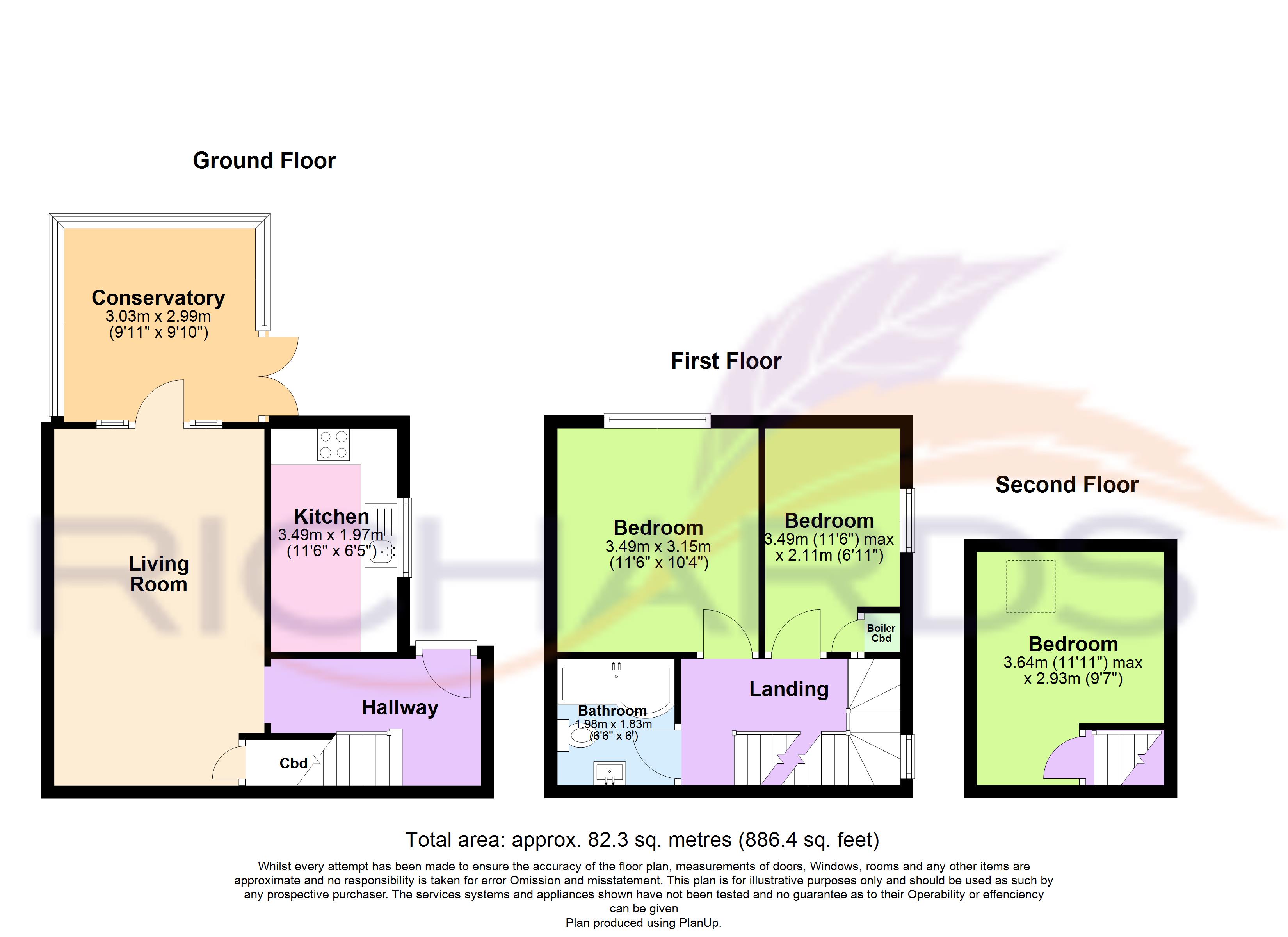 14, Hillside Gardens, Wimborne floorplan