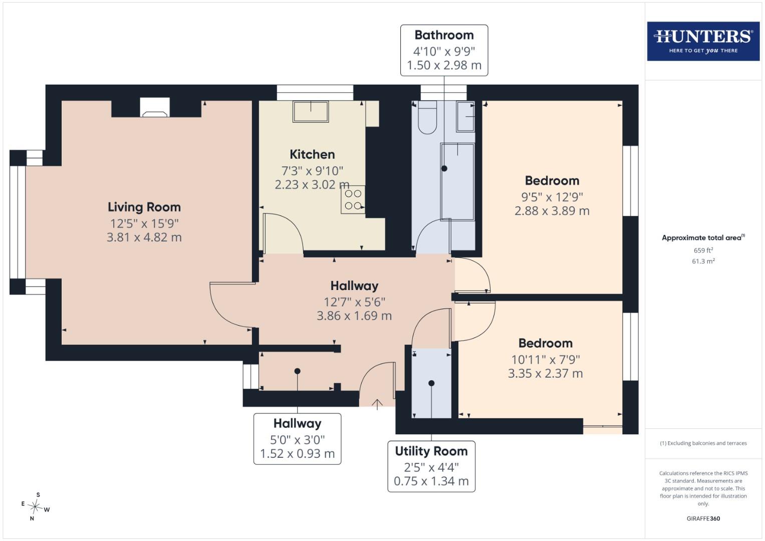 3 Manor Flats, Manor Avenue, Scarborough floorplan