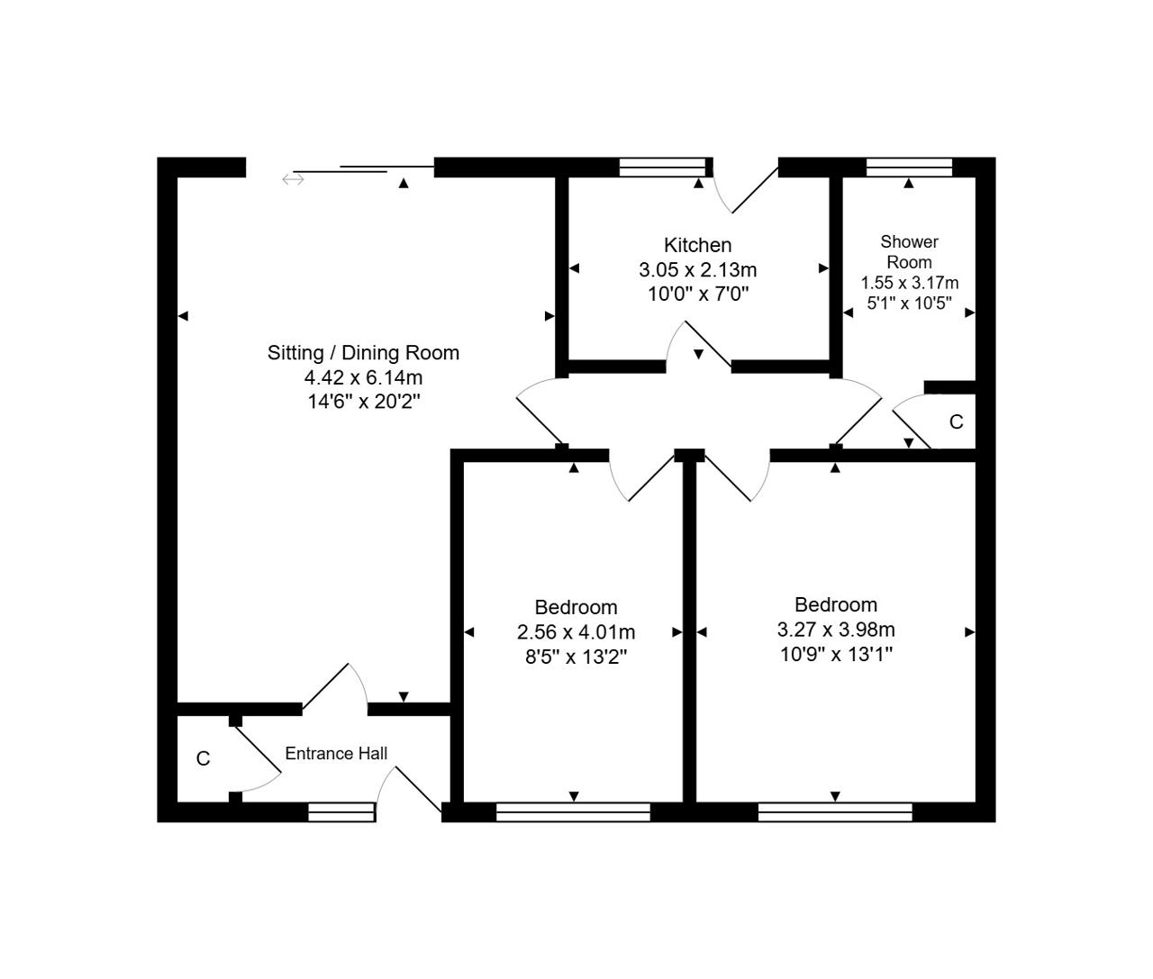 40, Newland Road, Upper Beeding floorplan