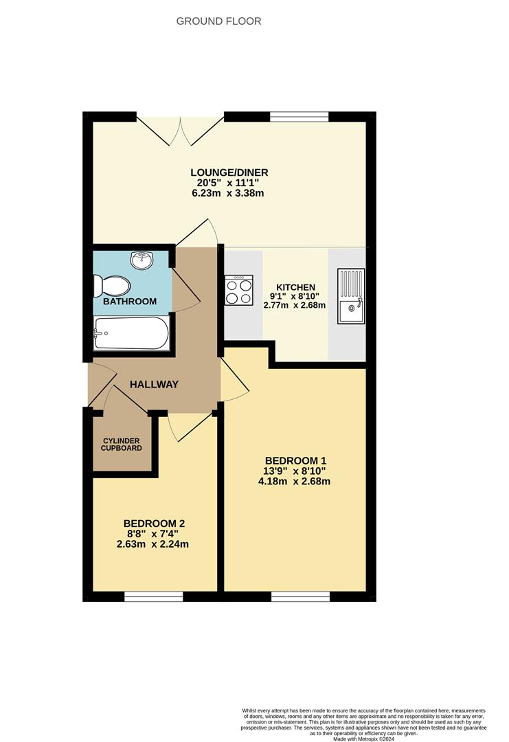 Apartment 1, 39, Blackbird Road, Leicester floorplan