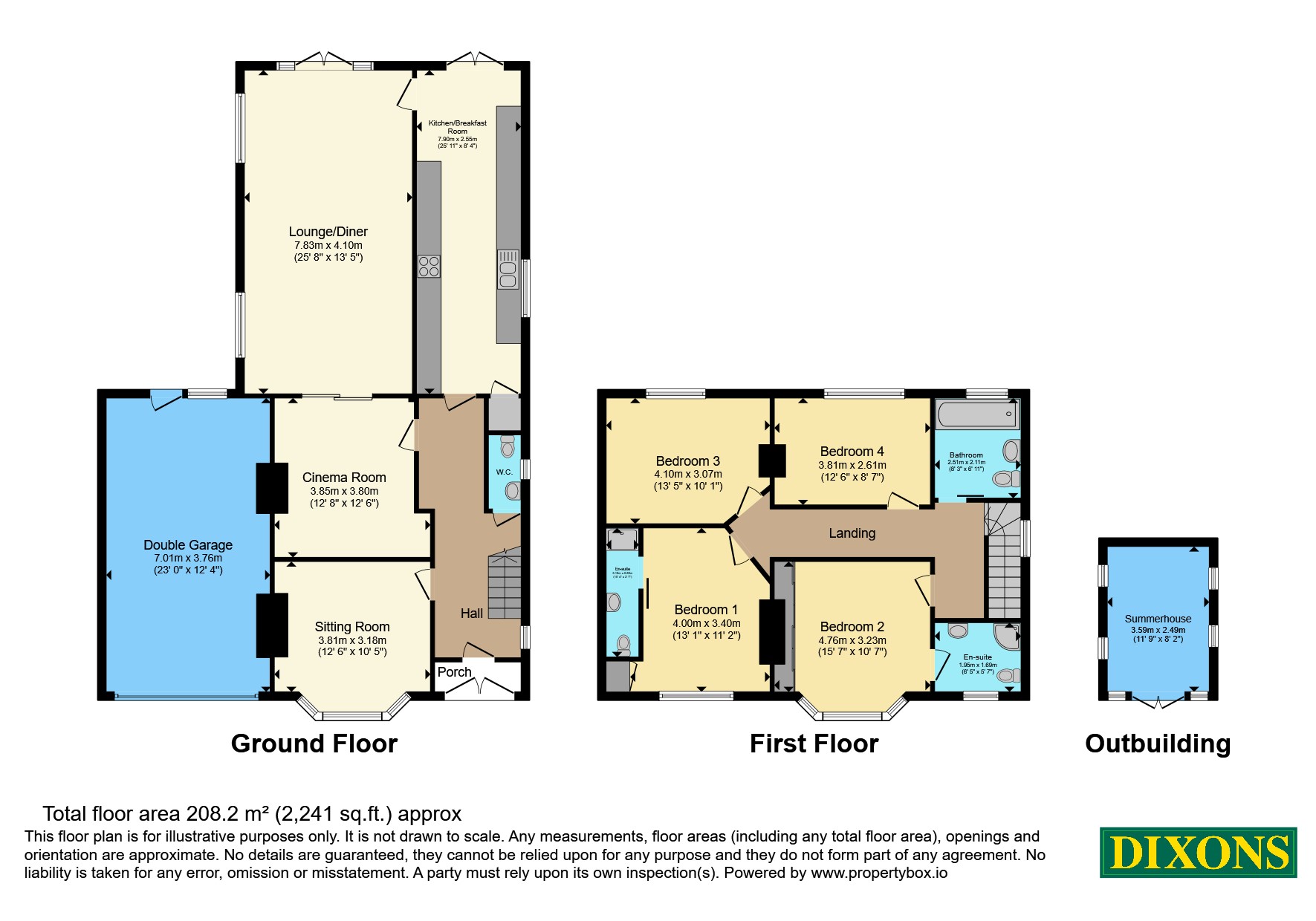 87, Chester Road South, Worcestershire floorplan