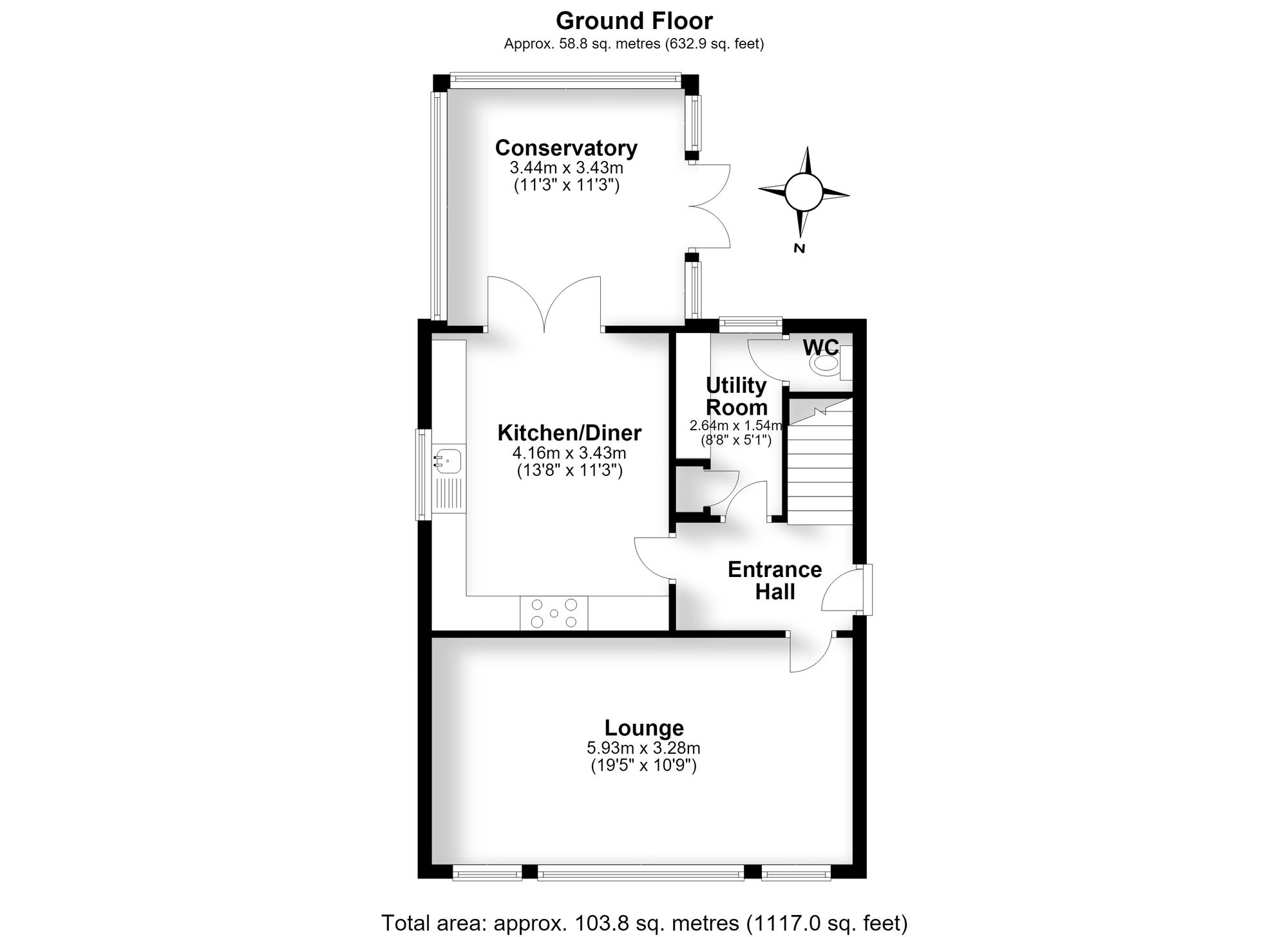 514 Wickham Road, Croydon floorplan