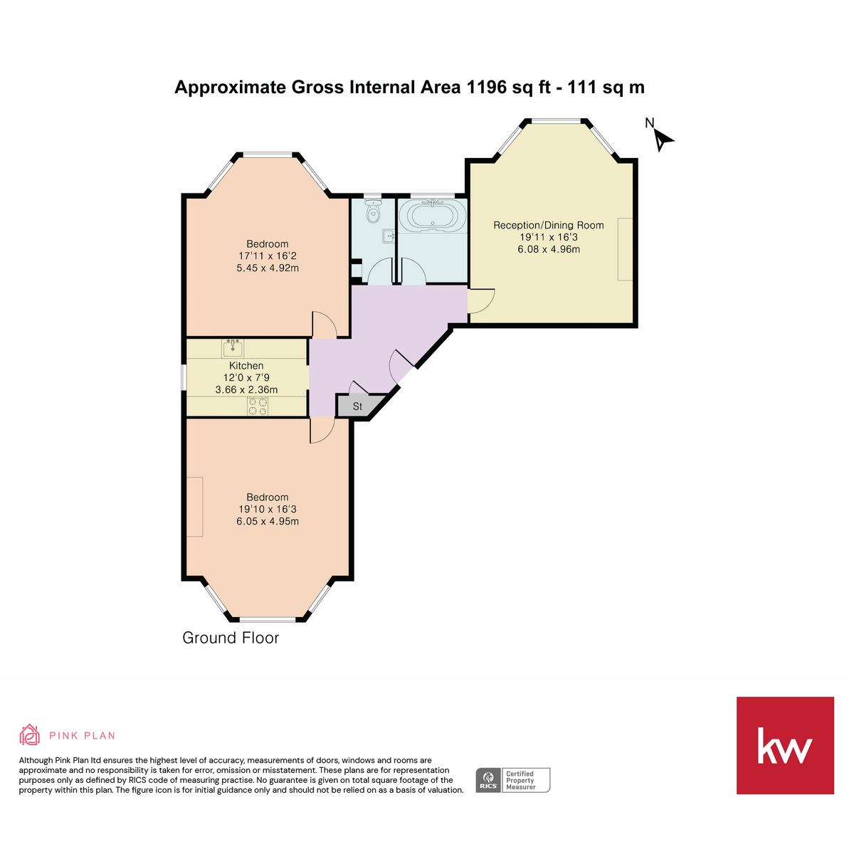 Flat 7, Robins Court, Beckenham floorplan