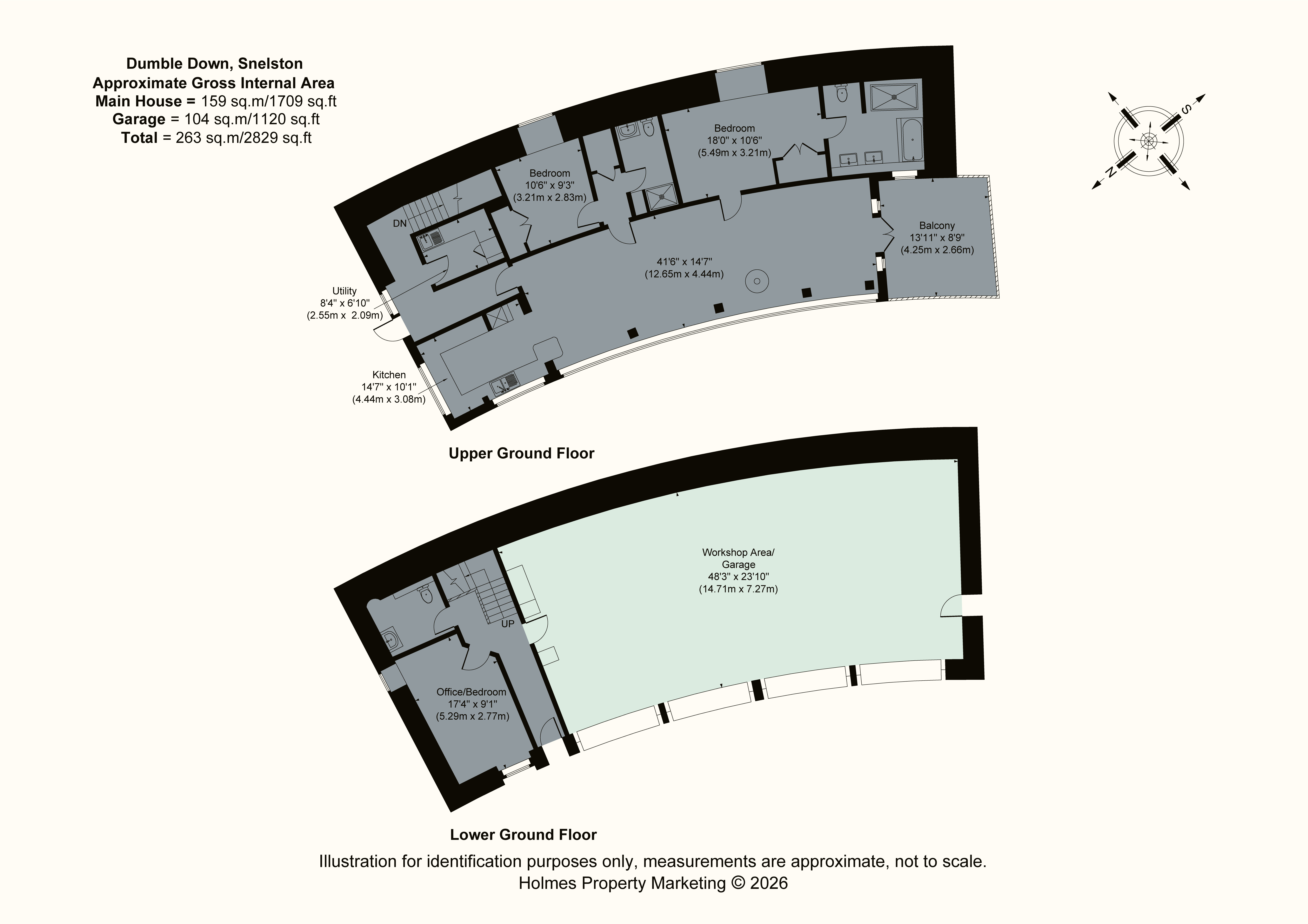 Dumble Down,, Snelston, Ashbourne floorplan