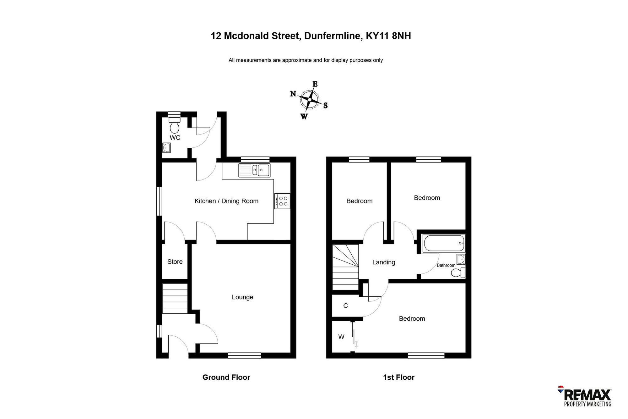 12 McDonald Street, Dunfermline floorplan