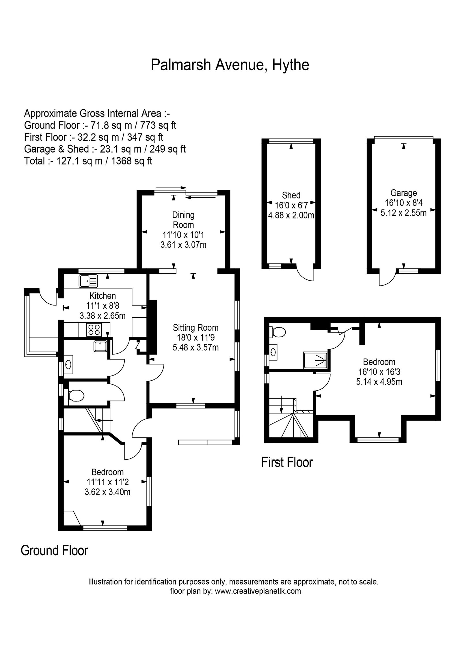 50, Palmarsh Avenue, Hythe floorplan