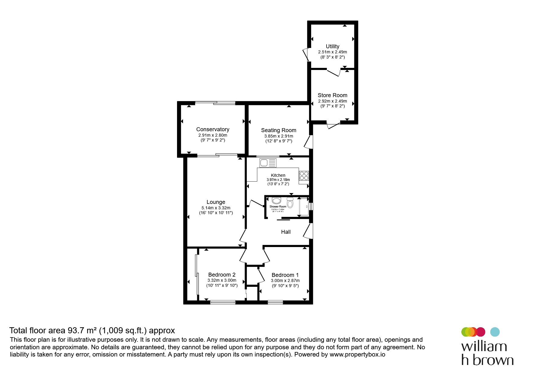 17, Martin Way, Skegness floorplan