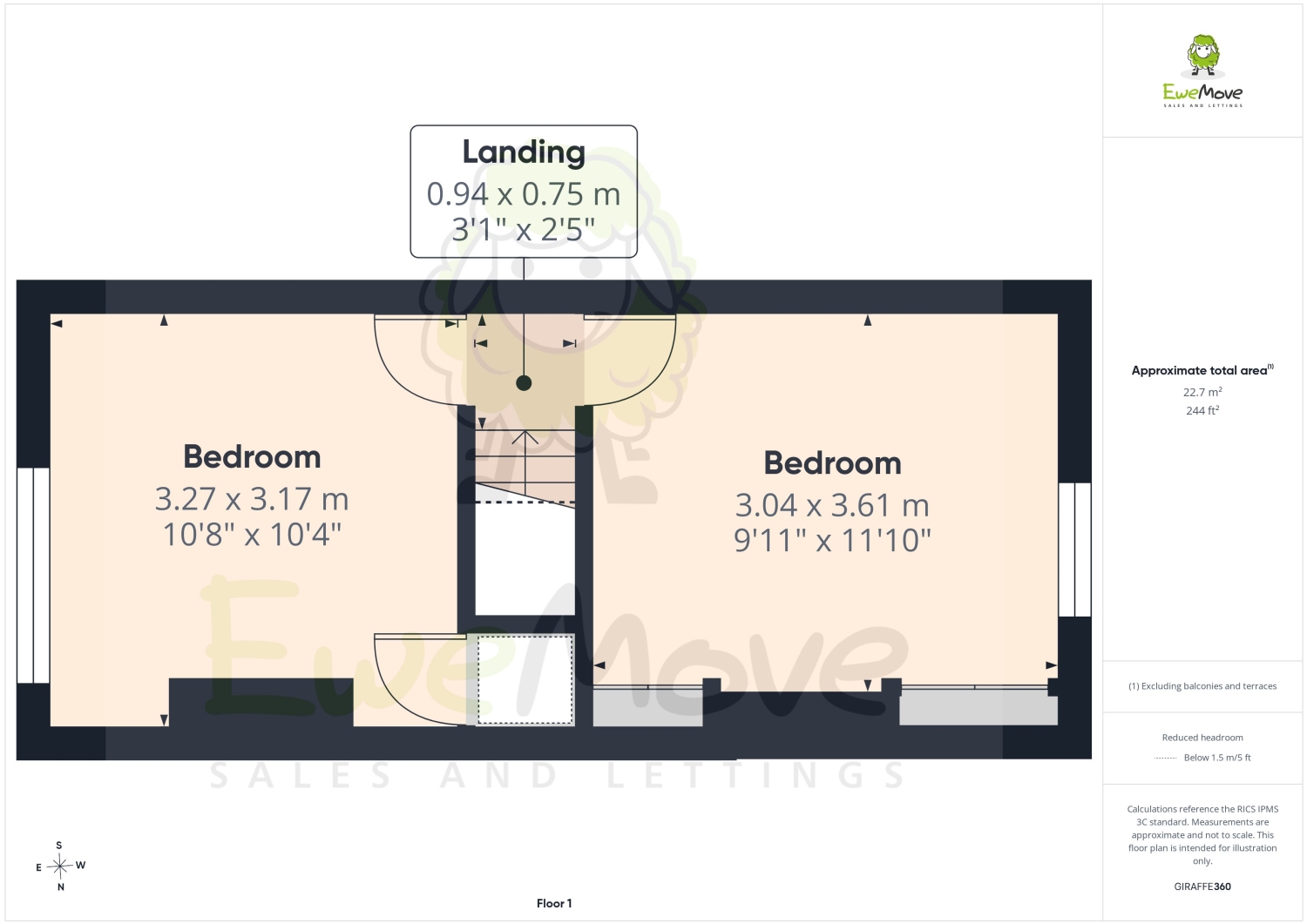 155, CHURCH STREET, ROCHESTER floorplan