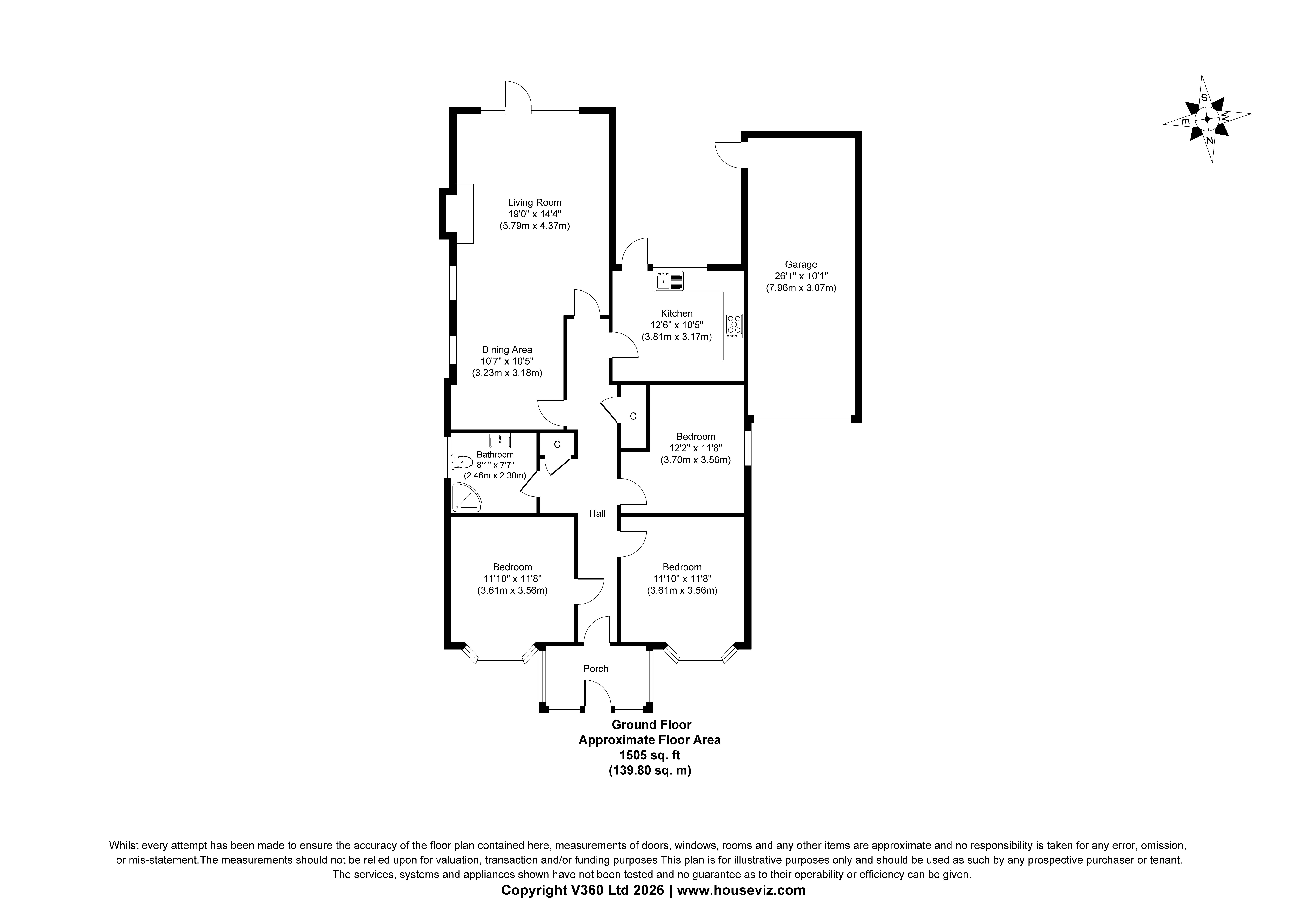 54, Ashley Road, Newmarket floorplan