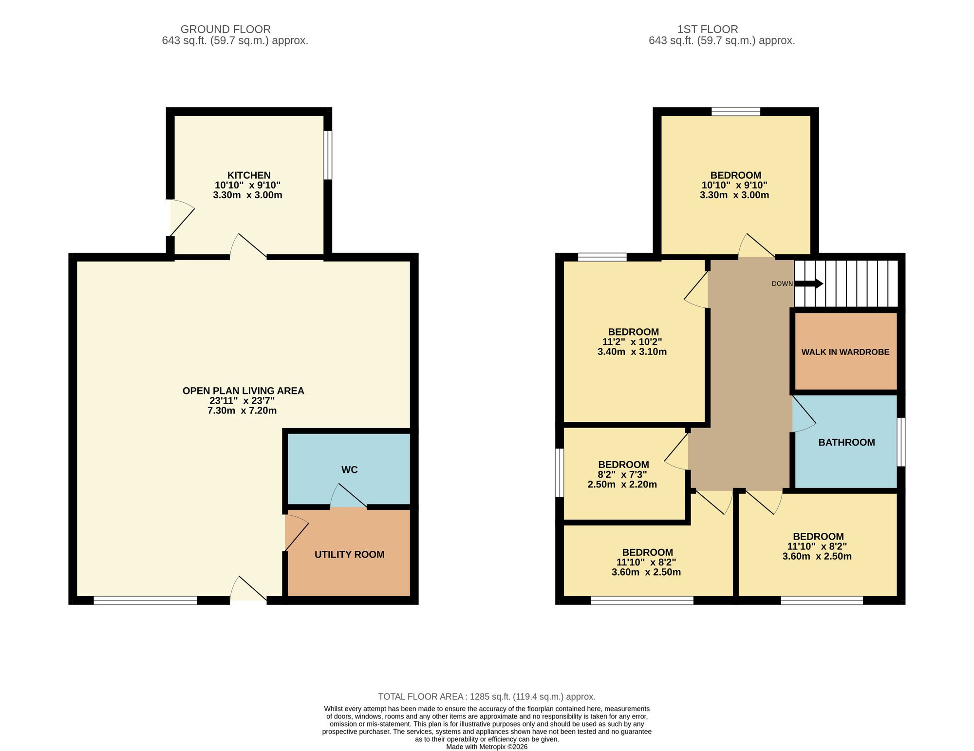 9 Dickinson Close, Bolton floorplan