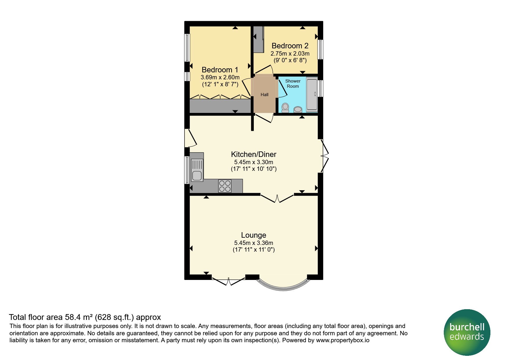 8, Ashbourne Square, Atherstone floorplan