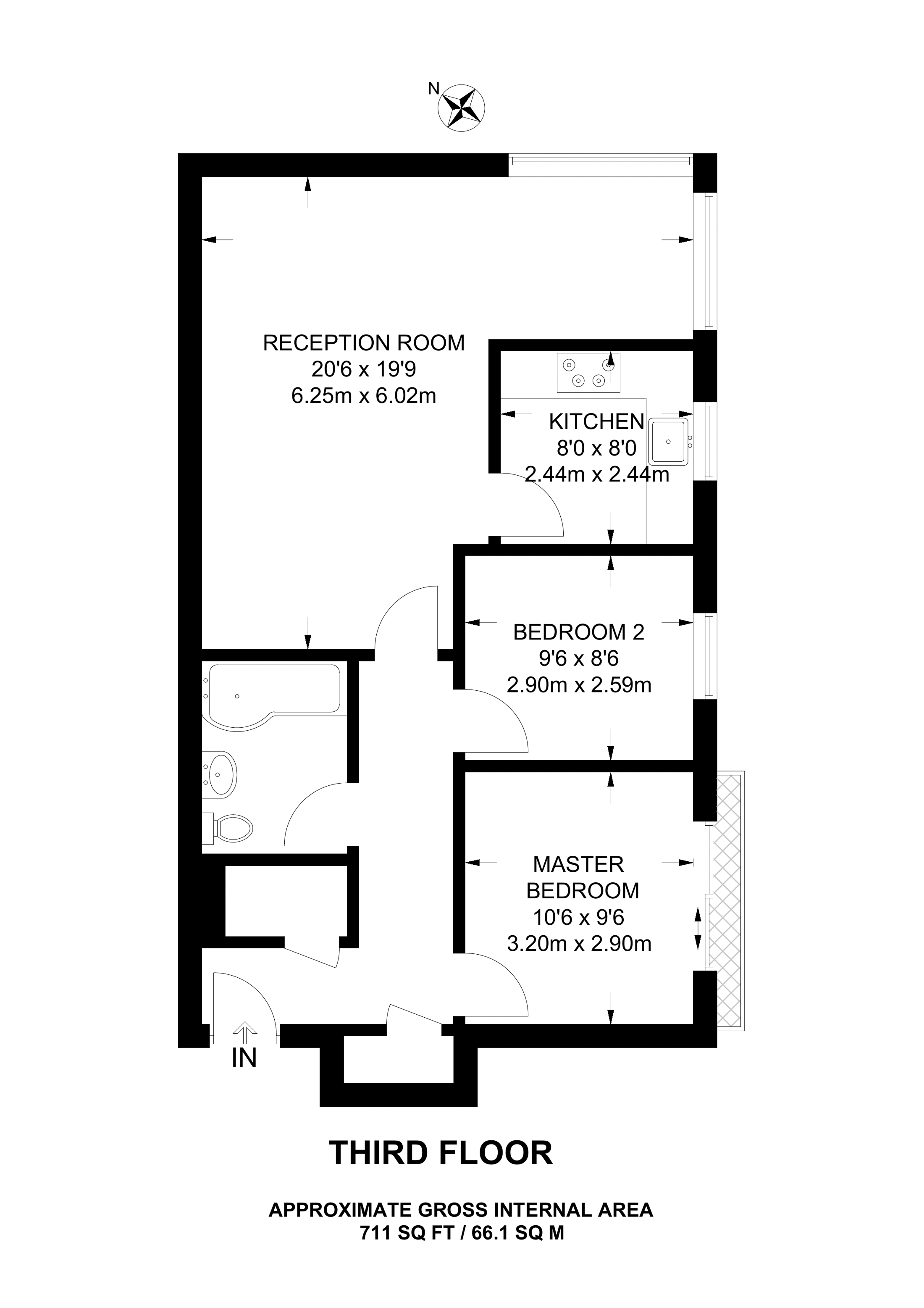 2 Bedrooms Flat to rent in Lady Booth Road, Kingston KT1